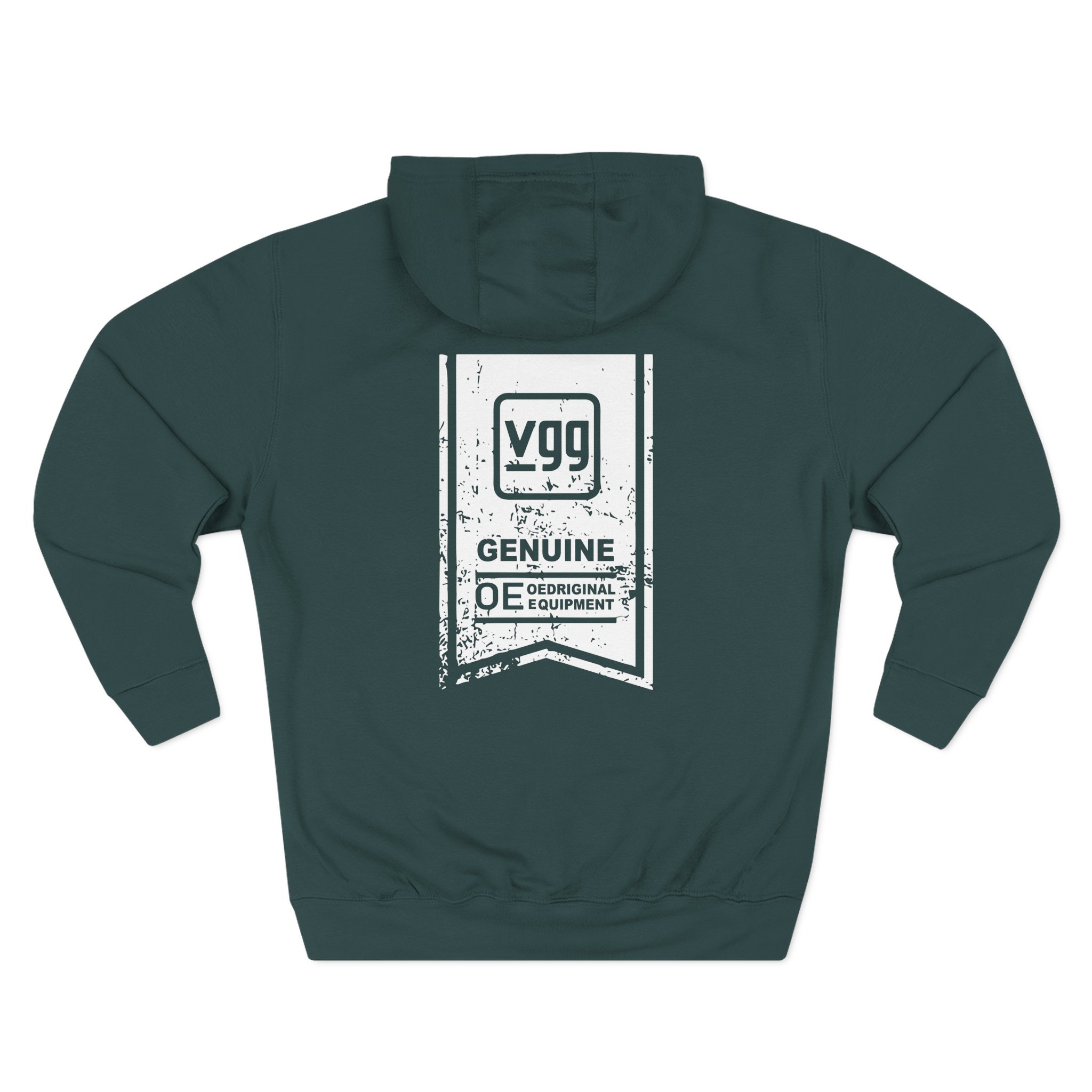 Vicegripgarage Genuine Parts Three-Panel Fleece Hoodie