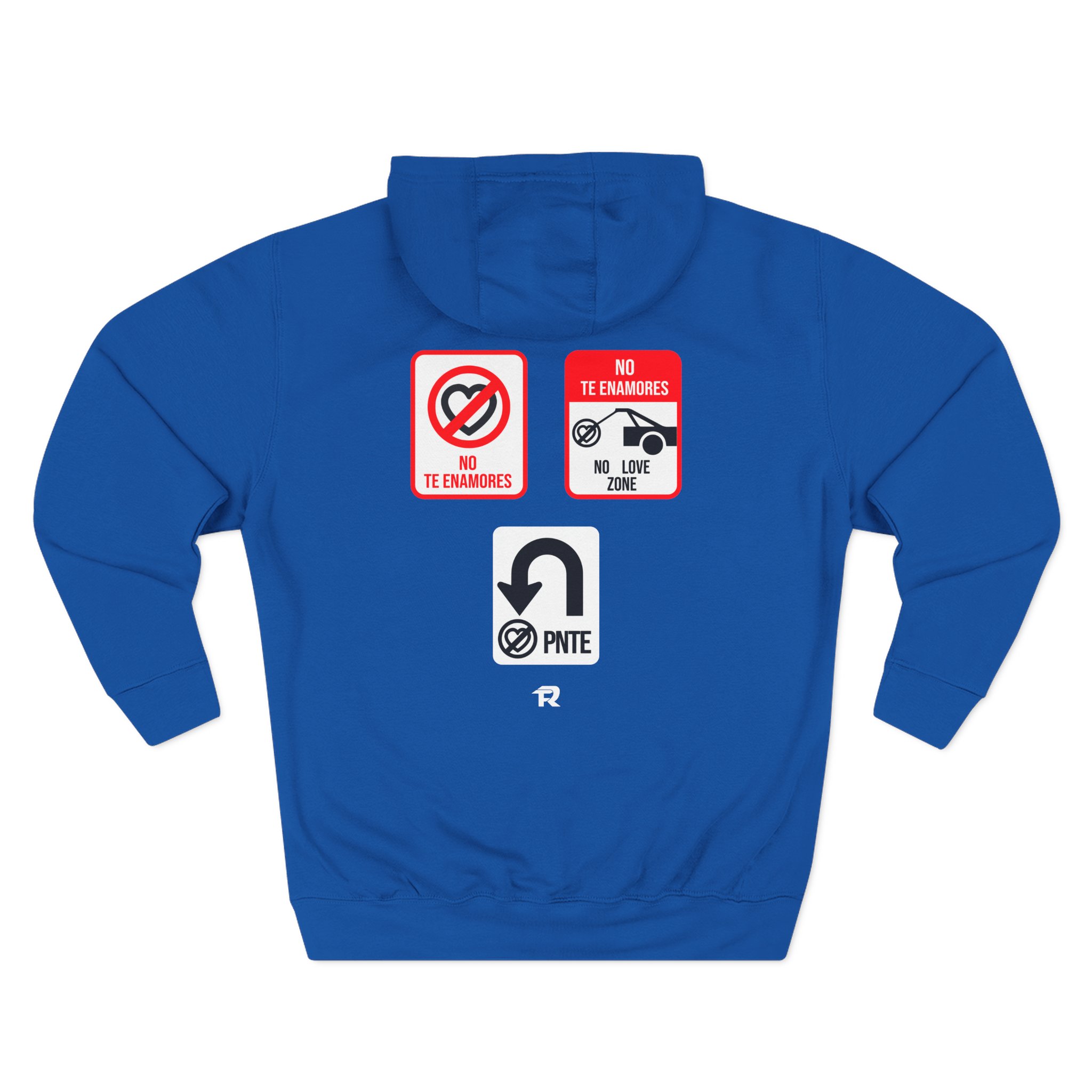 Fuerza Regida No Love Zone Three-Panel Fleece Hoodie