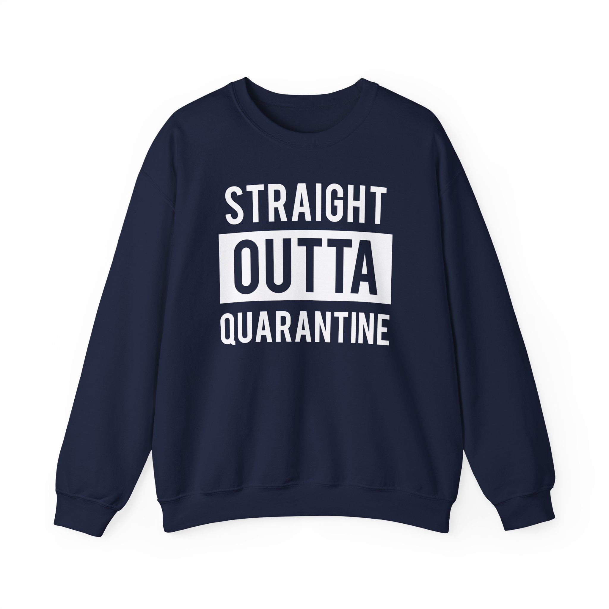 NWA Straight Outta Quarantine Unisex Heavy Blendâ„¢ Crewneck Sweatshirt
