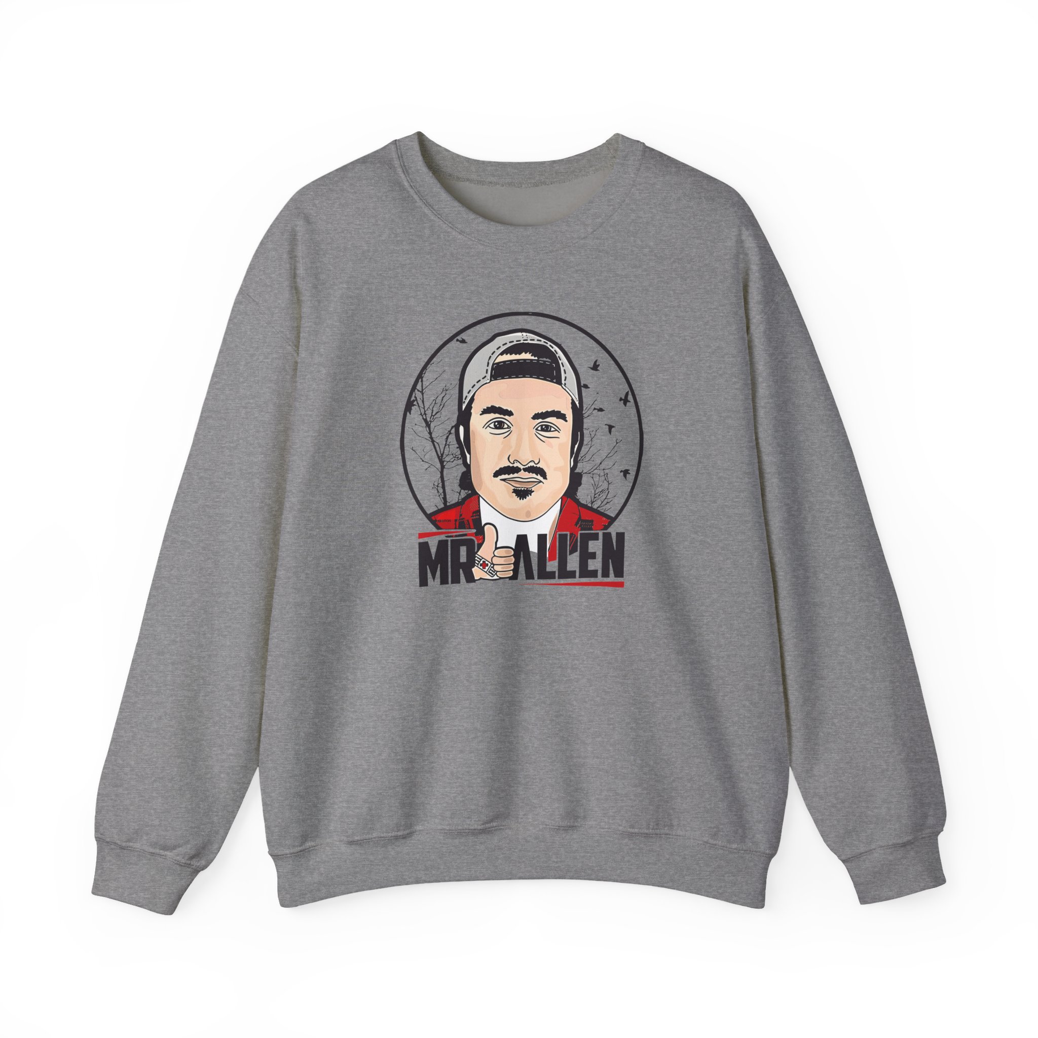 Mrballen Like Button Unisex Heavy Blendâ„¢ Crewneck Sweatshirt