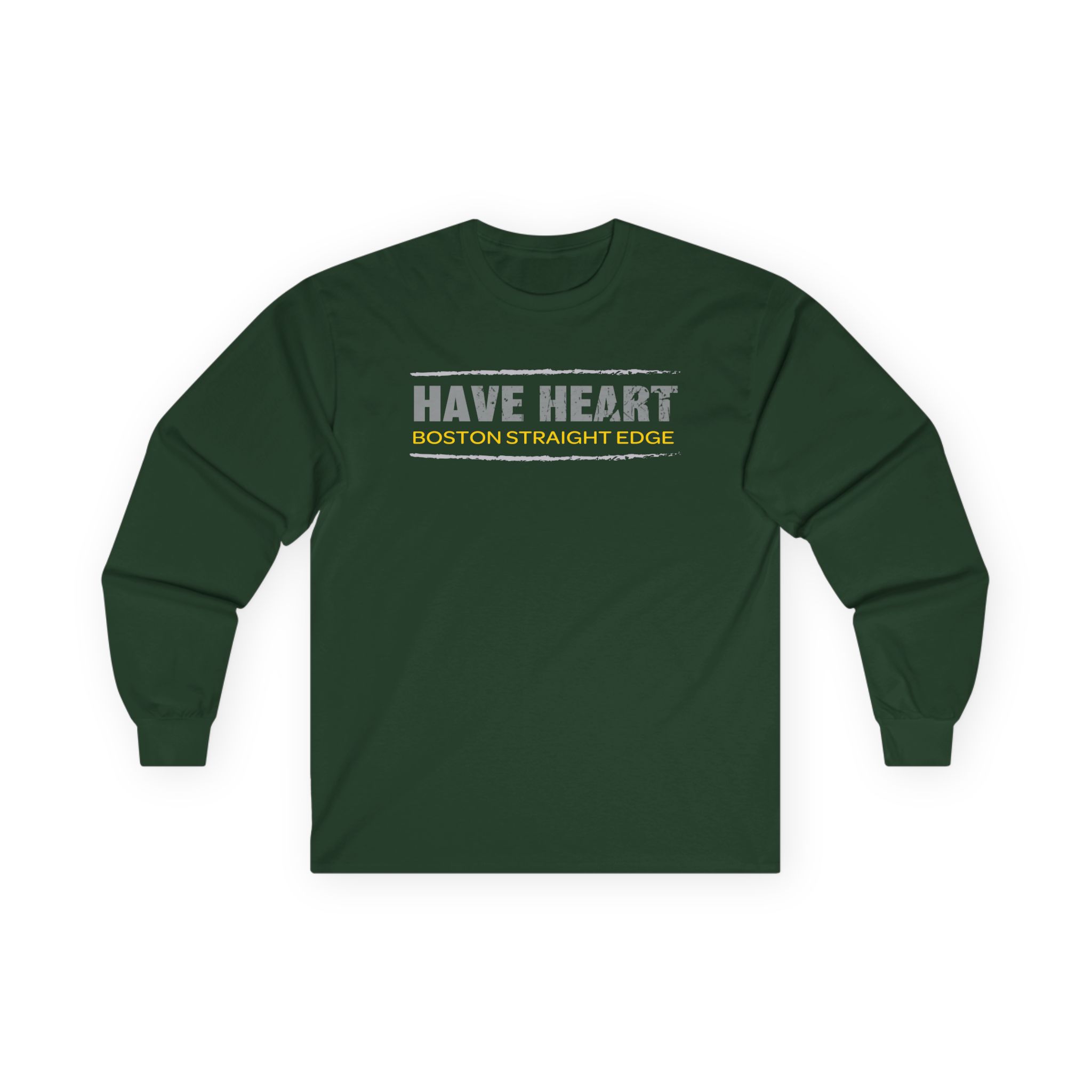 Have Heart Boston Straight Edge Unisex Ultra Cotton Long Sleeve Tee