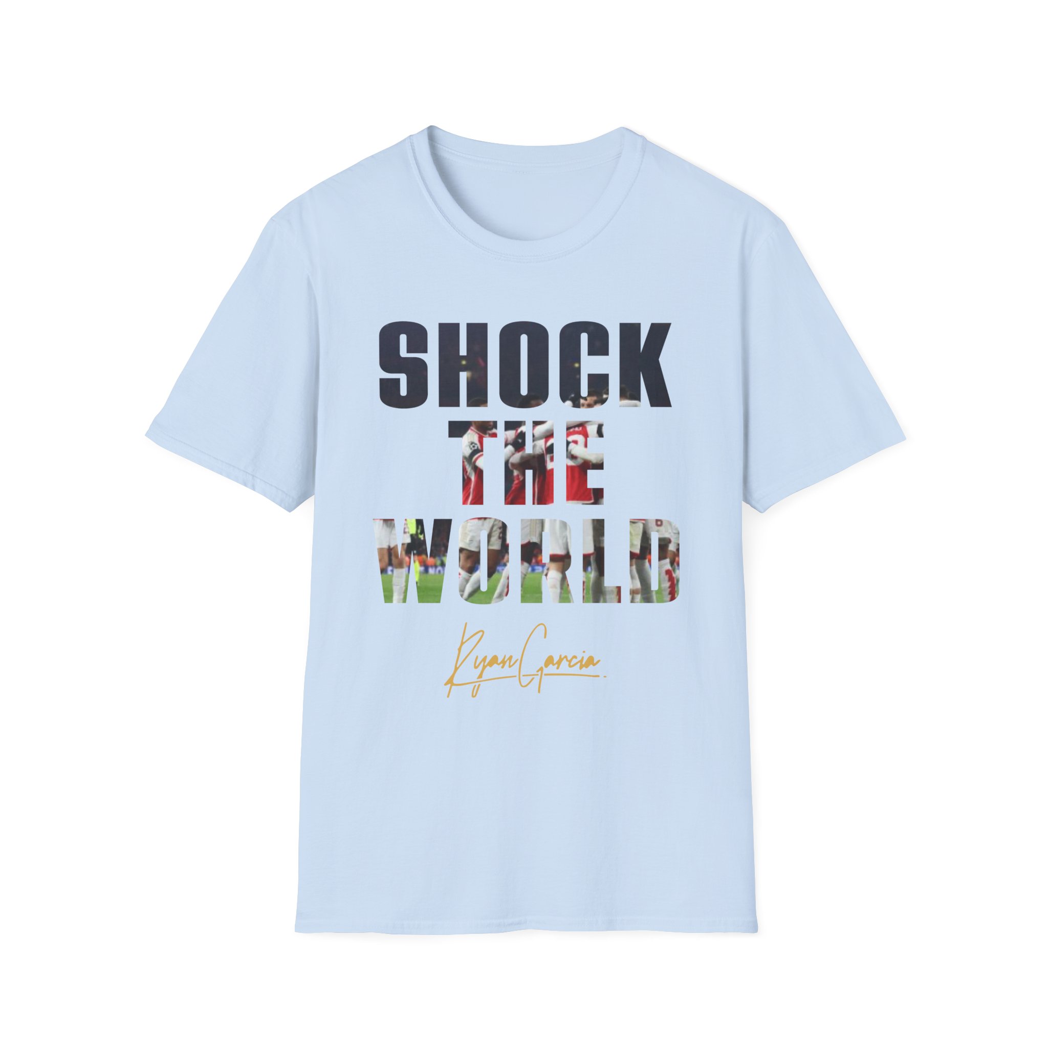 Ryan Garcia shock the world Unisex Softstyle T-Shirt