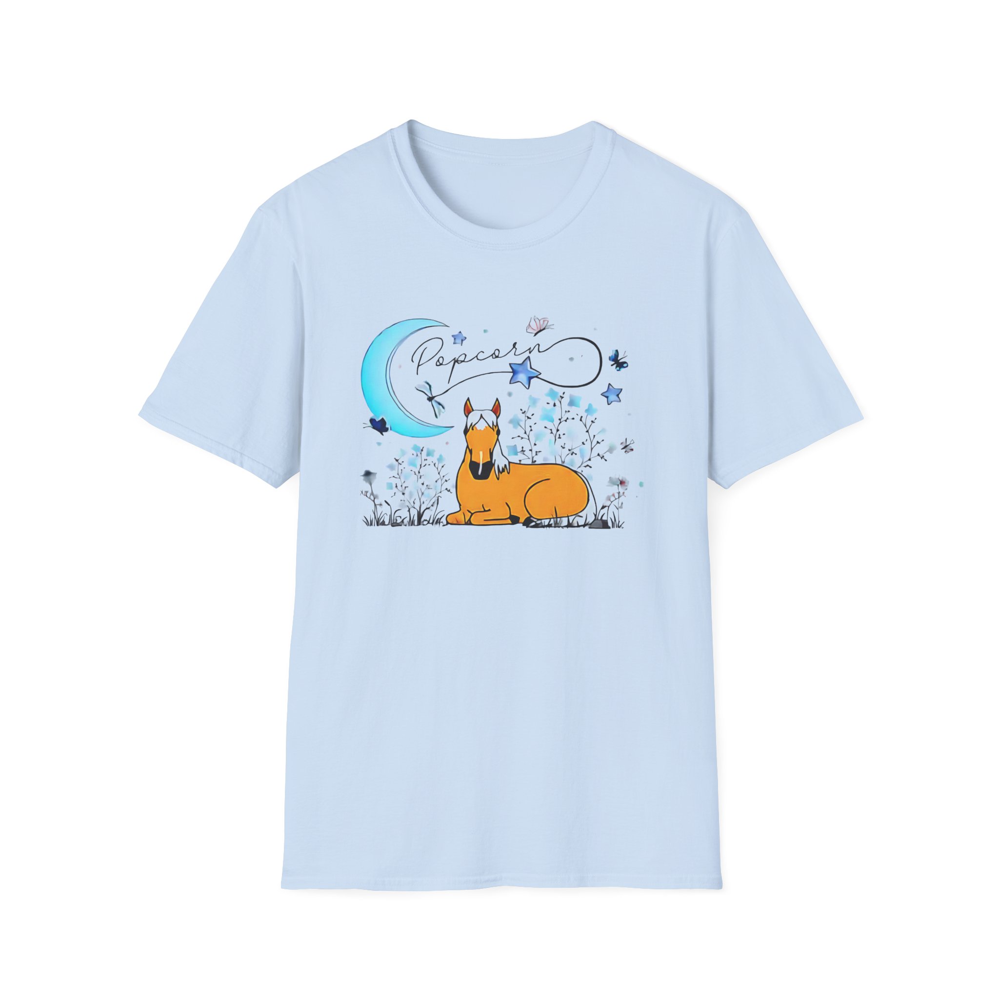 Harlow and Popcorn Unisex Softstyle T-Shirt