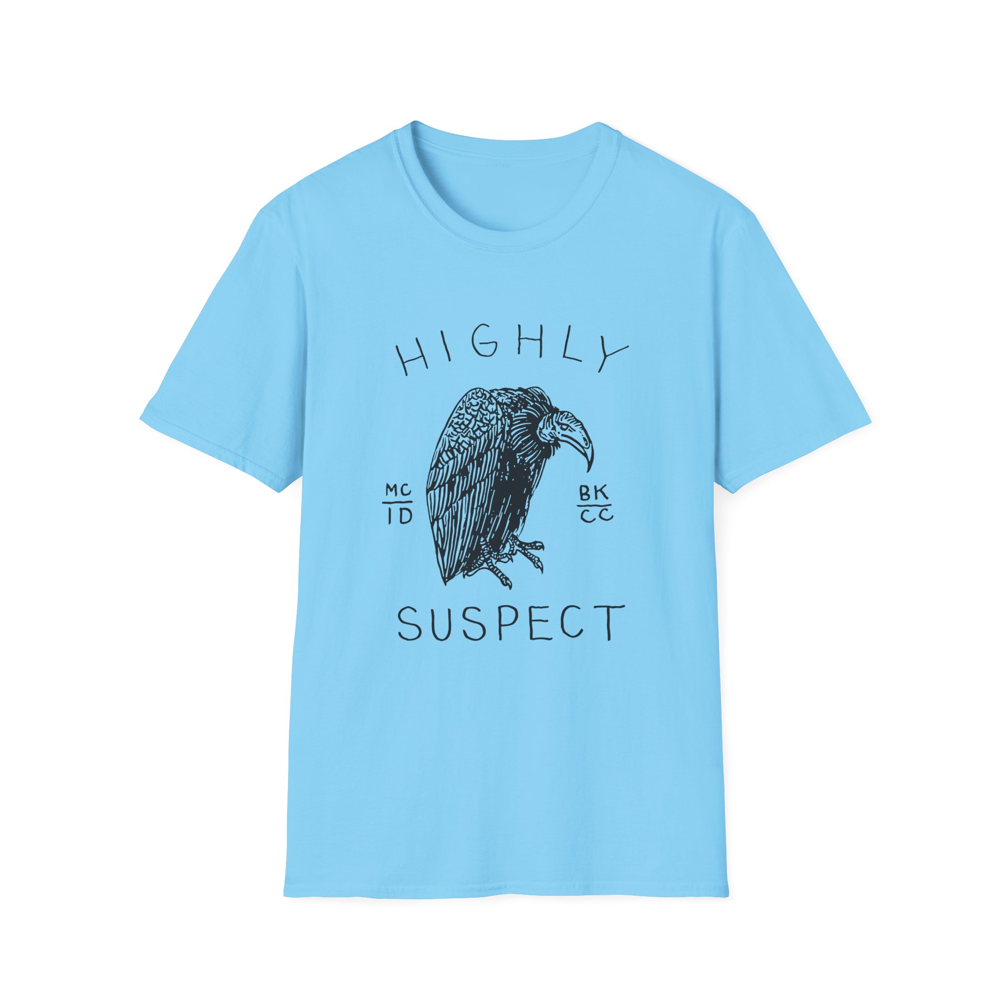Highly Suspect Vulture Natural Unisex Softstyle T-shirt