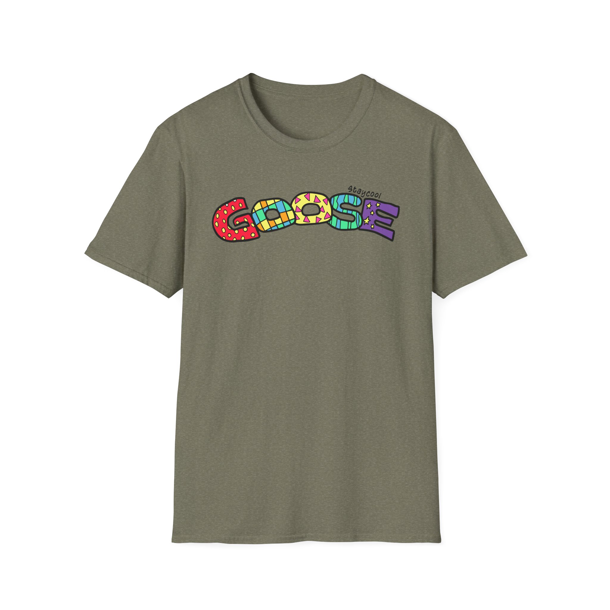 Goose x Staycool Rainbow Unisex Softstyle T-Shirt