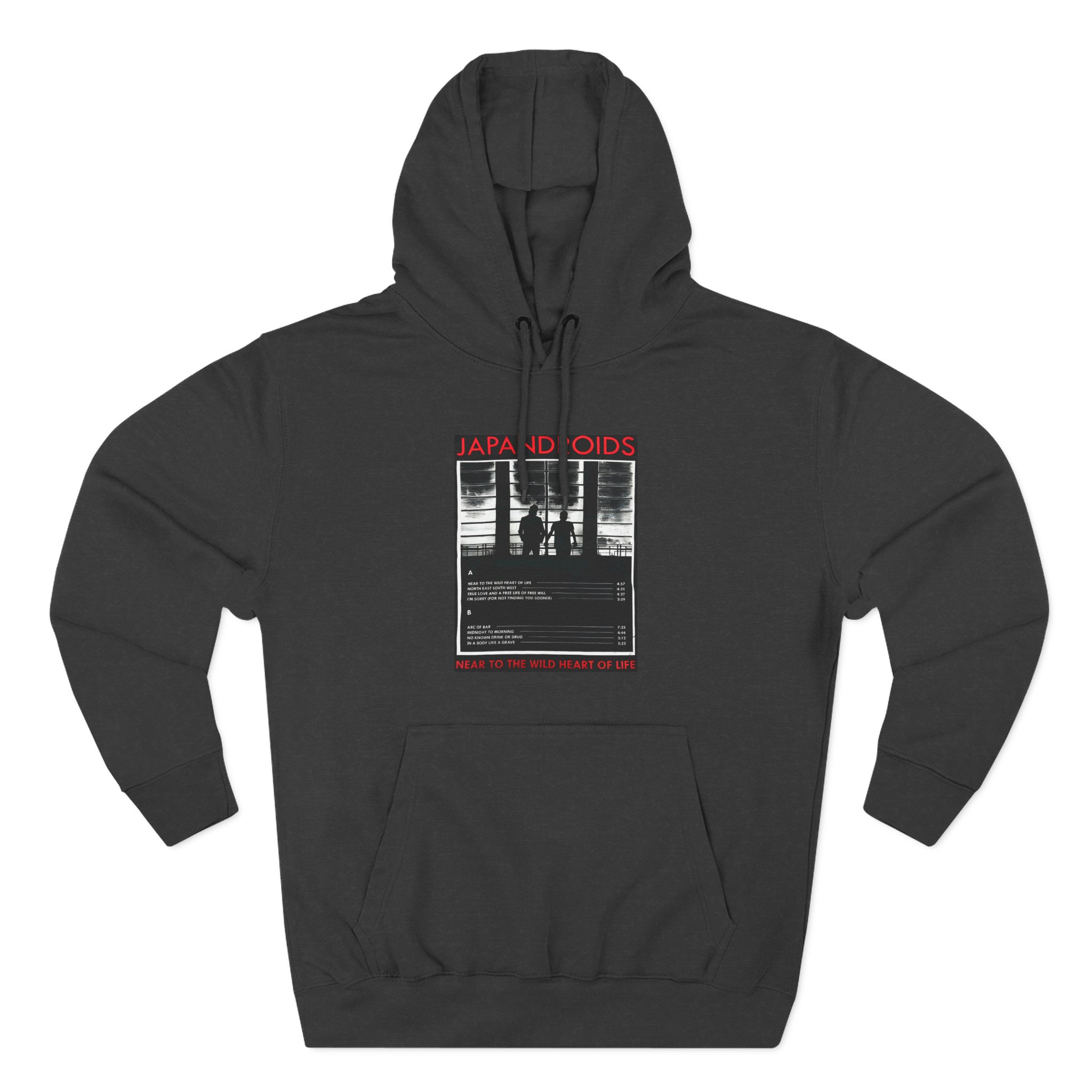 Japandroids Near to the Wild Heart of Life Three-Panel Fleece Hoodie