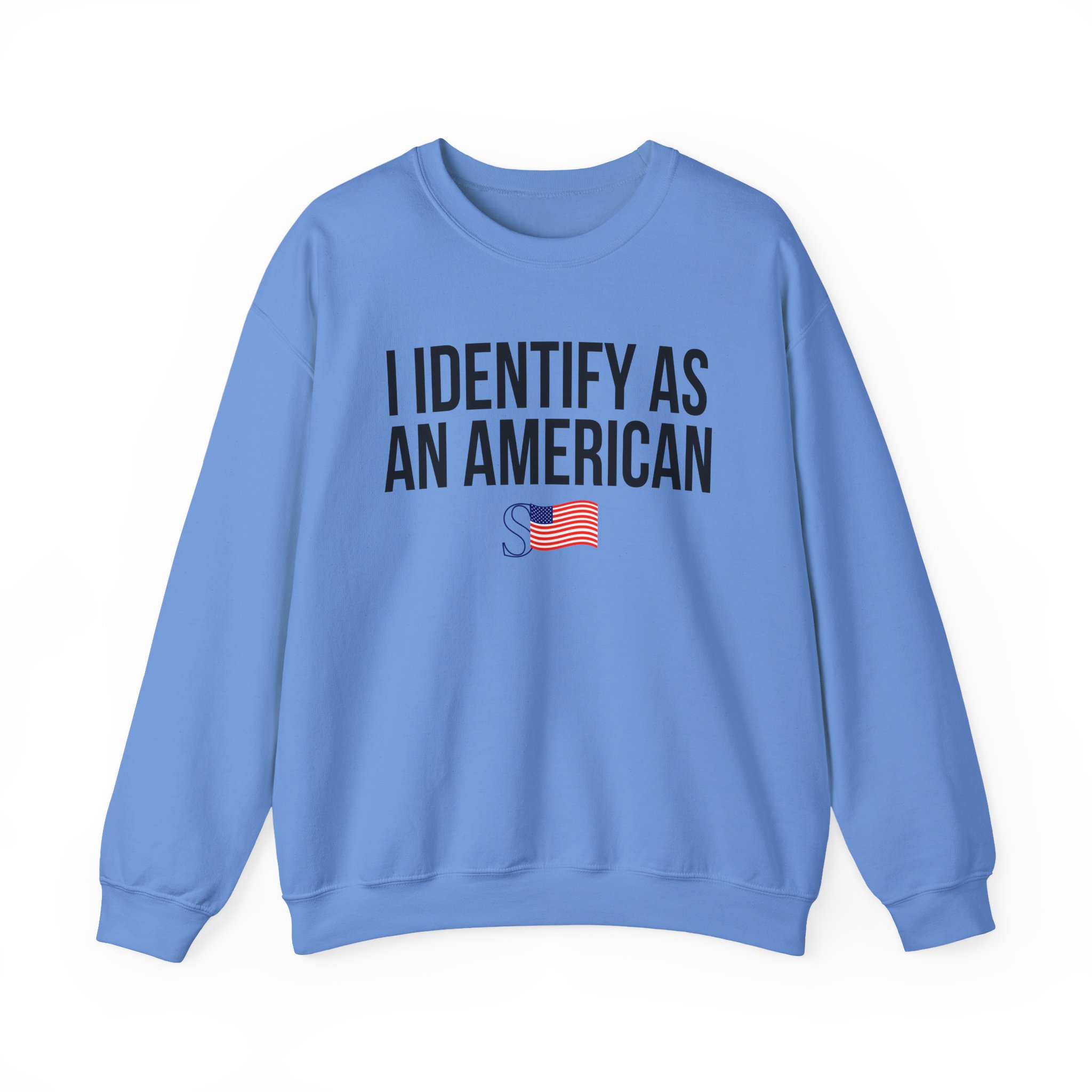 Sean Strickland I Identify as an American Unisex Heavy Blendâ„¢ Crewneck Sweatshirt