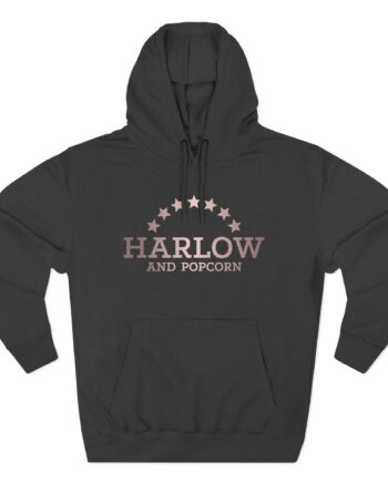 Harlow and Popcorn Three-Panel Fleece Hoodie