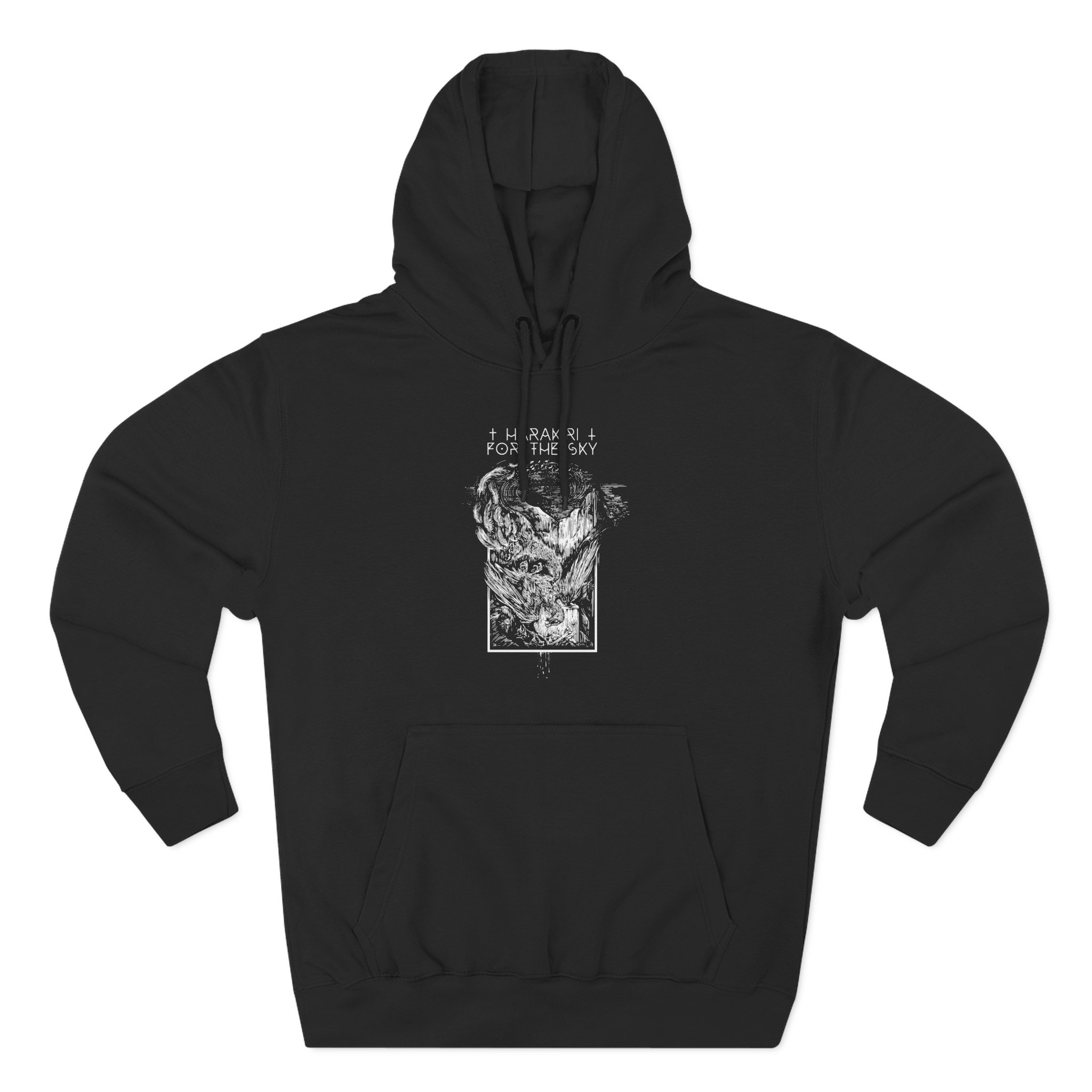 Harakiri for the Sky Dead Vulture Three-Panel Fleece Hoodie