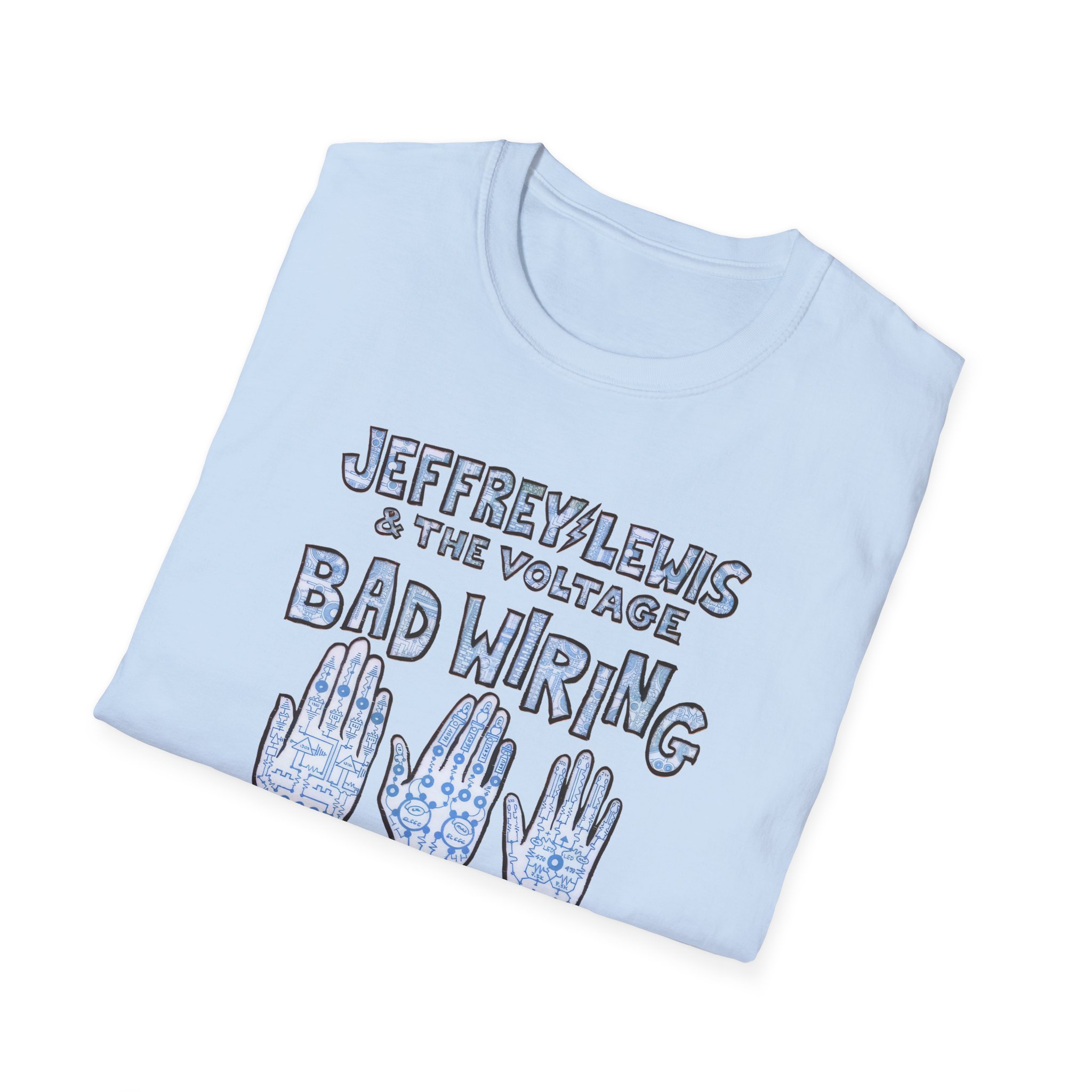 Jeffrey Lewis Bad Wiring 12" Unisex Softstyle T-Shirt