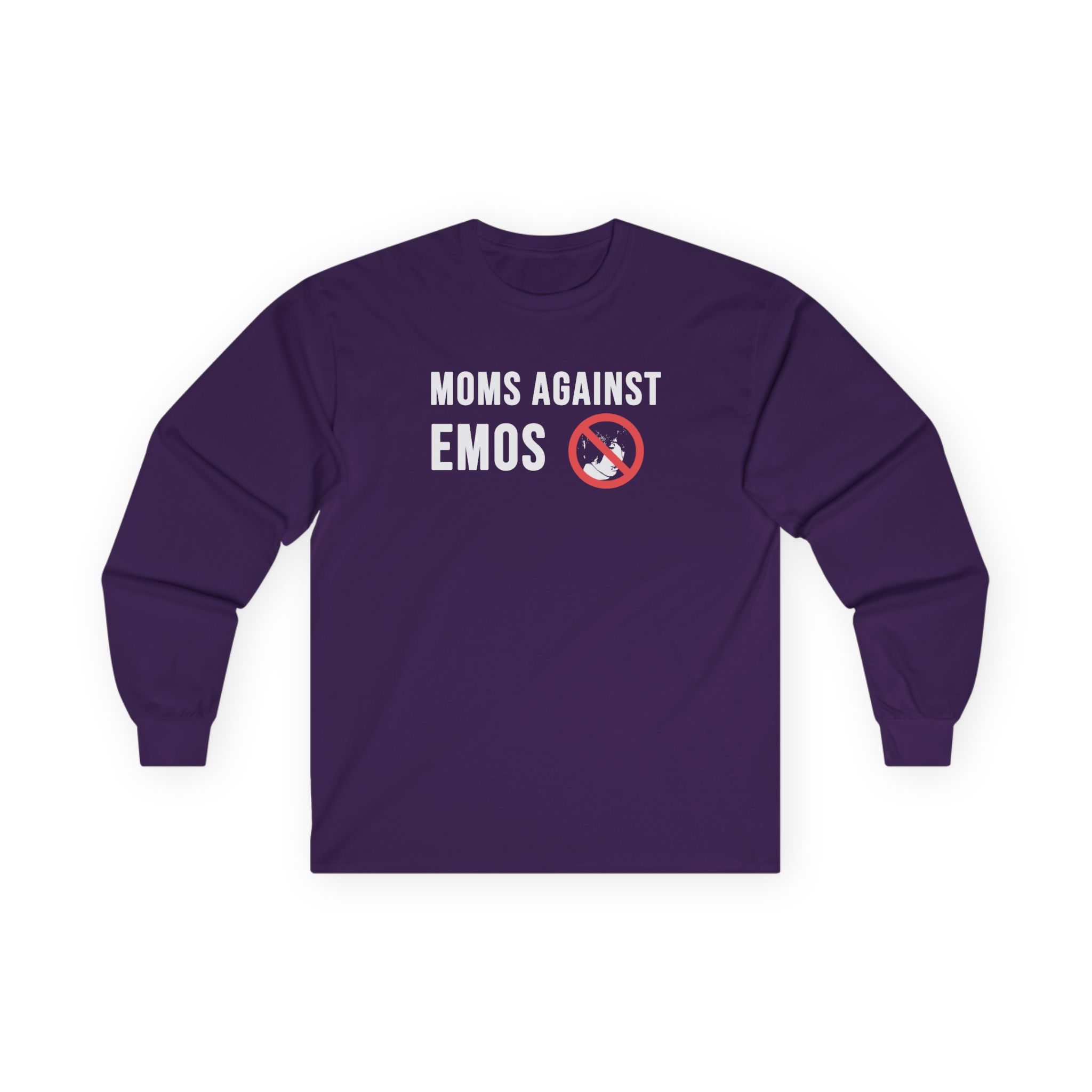 Jake & Johnnie Moms Against Emos Unisex Ultra Cotton Long Sleeve Tee