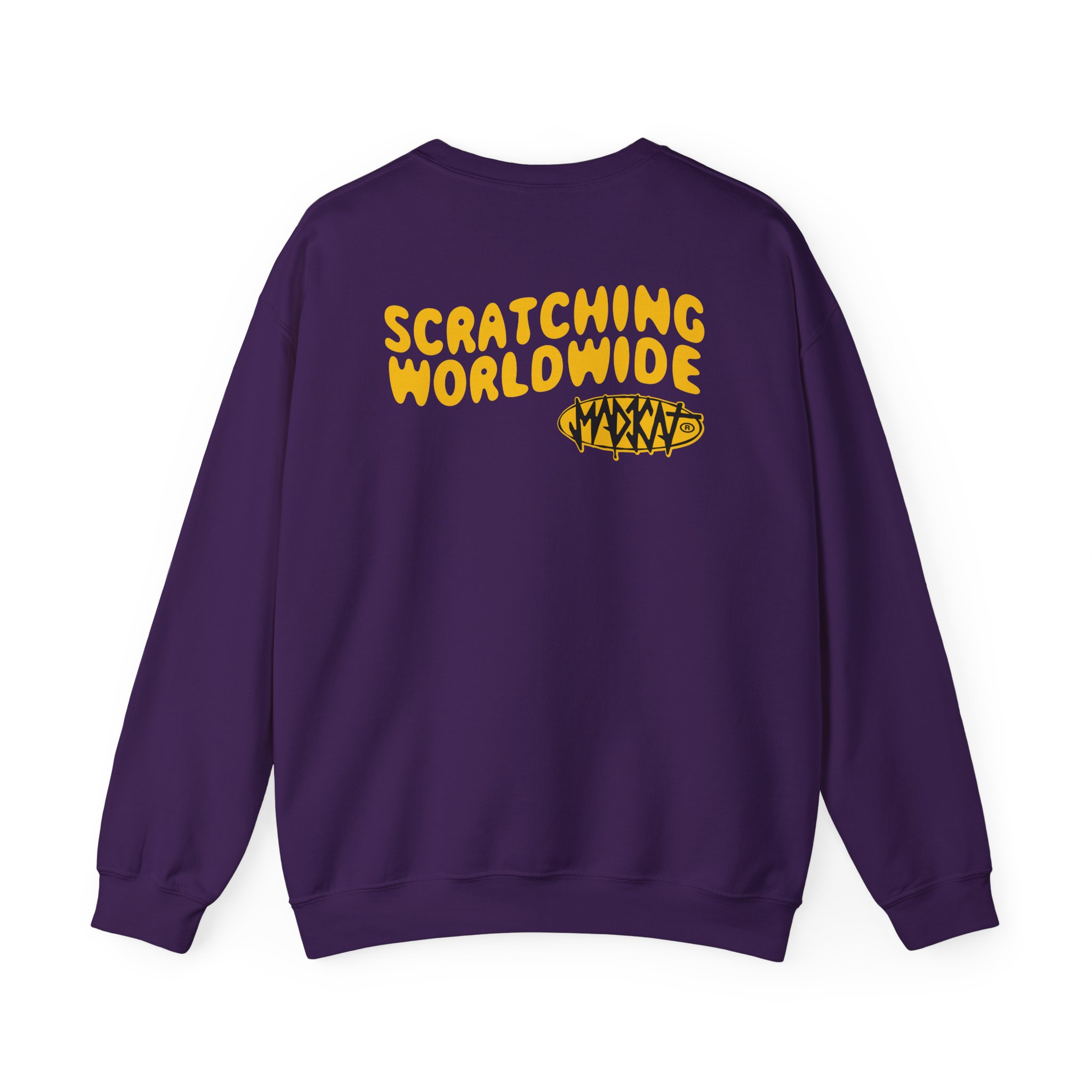 Rubius Scratching Worldwide Unisex Heavy Blendâ„¢ Crewneck Sweatshirt