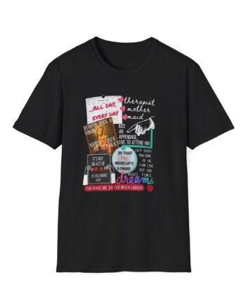 Paris Paloma Feminie Rage Women's Rights Protest Unisex Softstyle T-Shirt