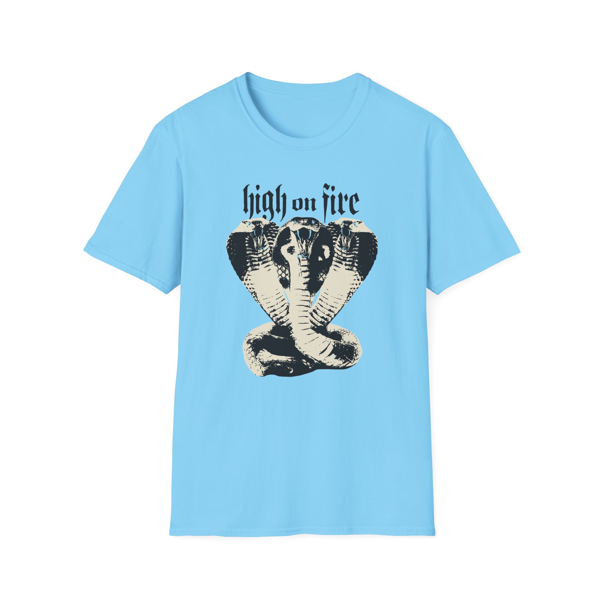 High on Fire Branca Snakes Unisex Softstyle T-Shirt