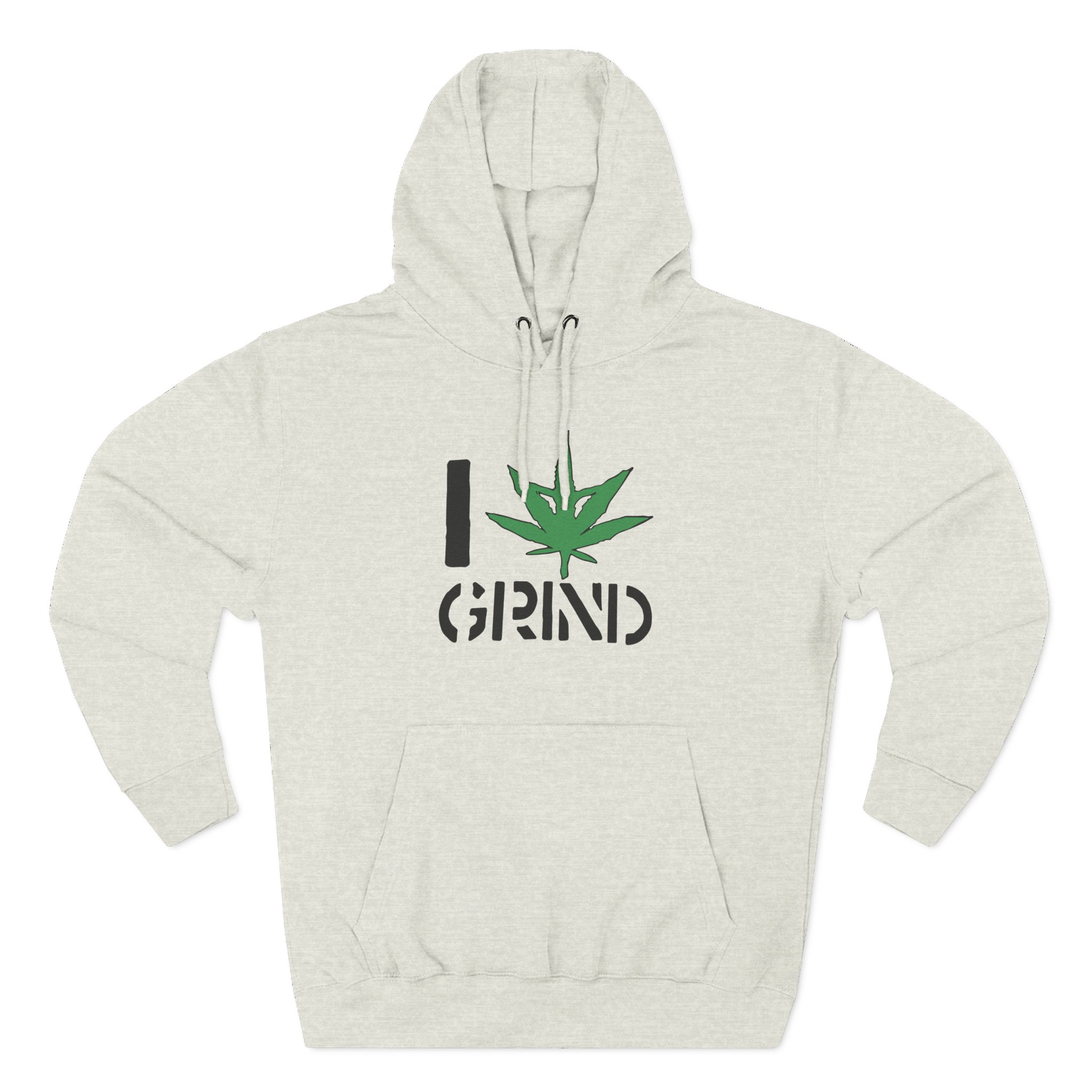 Brutal Truth I Weed Grind Three-Panel Fleece Hoodie