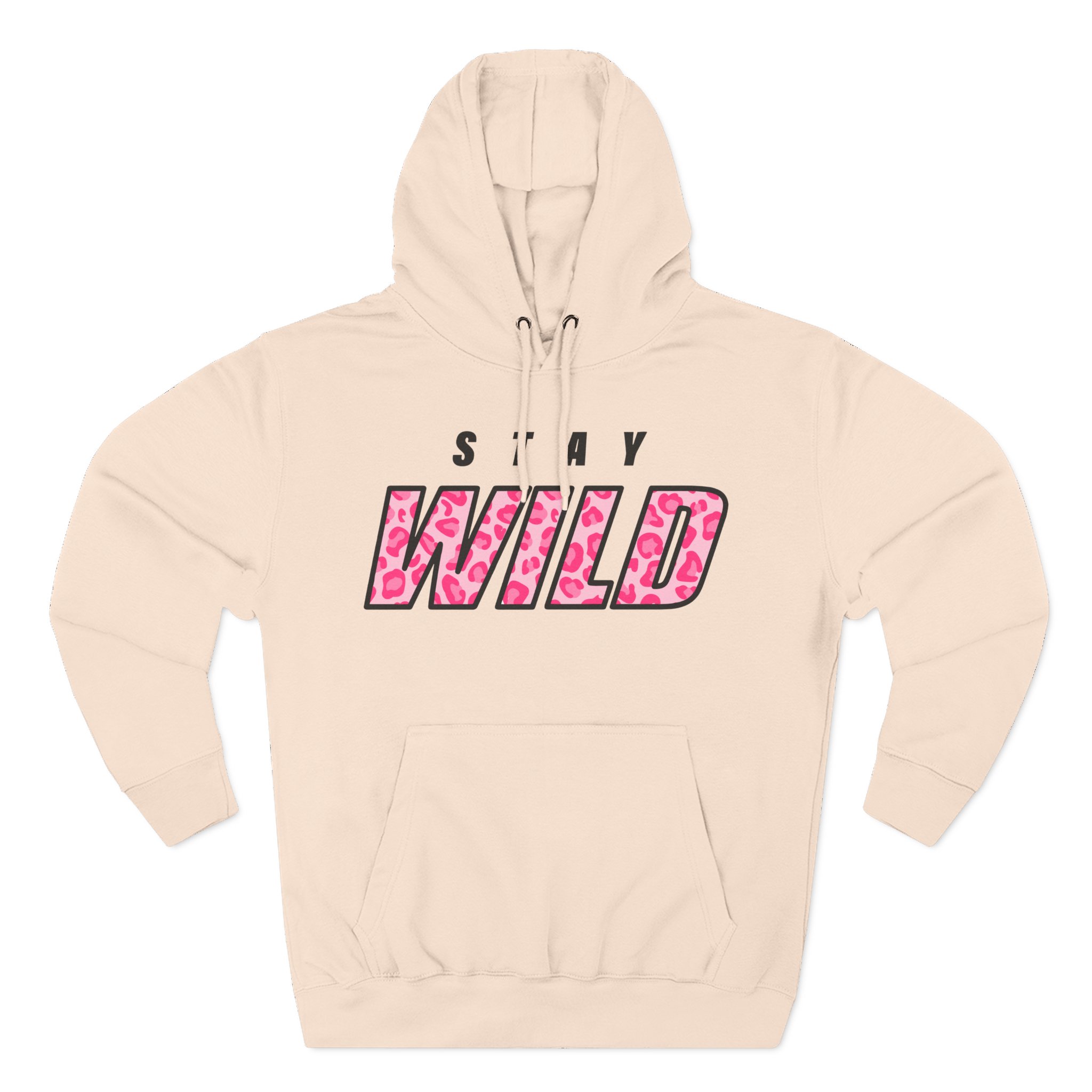 Jeremy Hutchins Stay Wild Three-Panel Fleece Hoodie