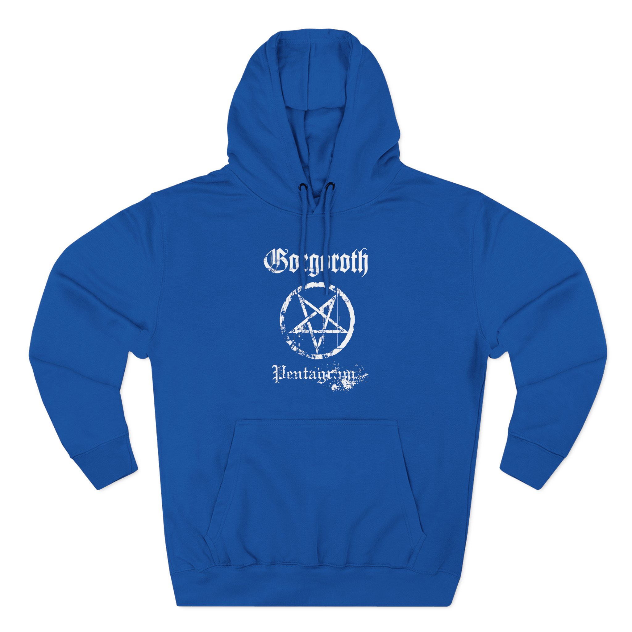 Gorgoroth Pentagram Three-Panel Fleece Hoodie