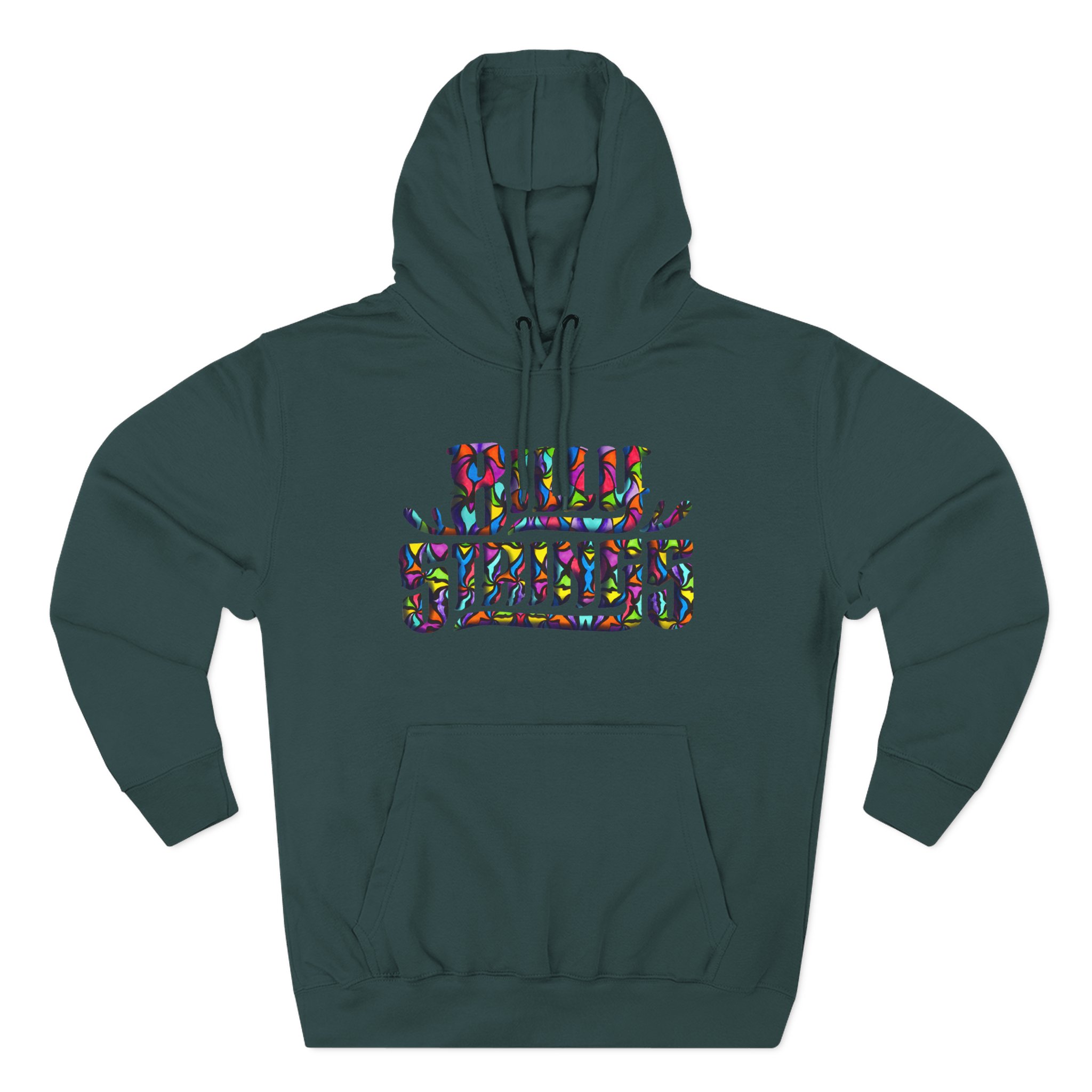 Billy Strings Colorful Classic Logo Three-Panel Fleece Hoodie