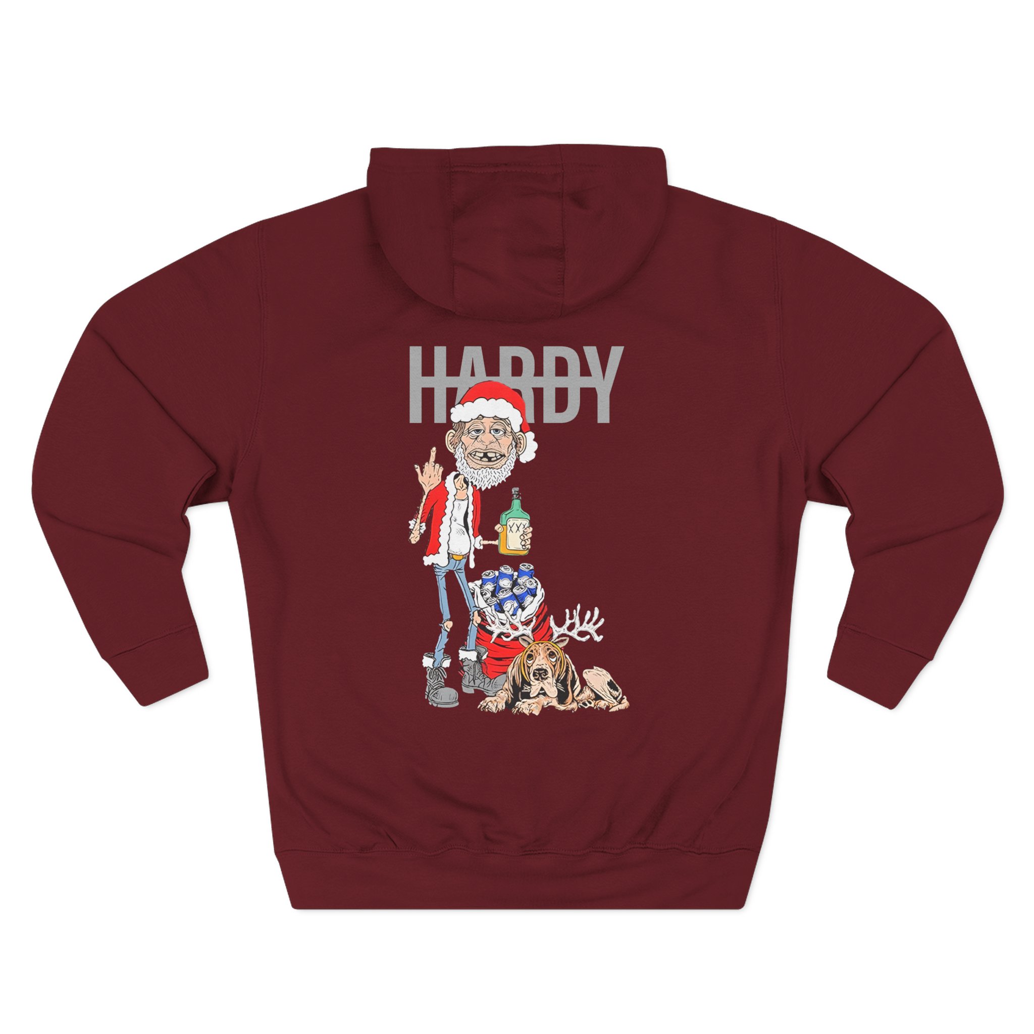 Hardy Jim Bob Holiday Three-Panel Fleece Hoodie