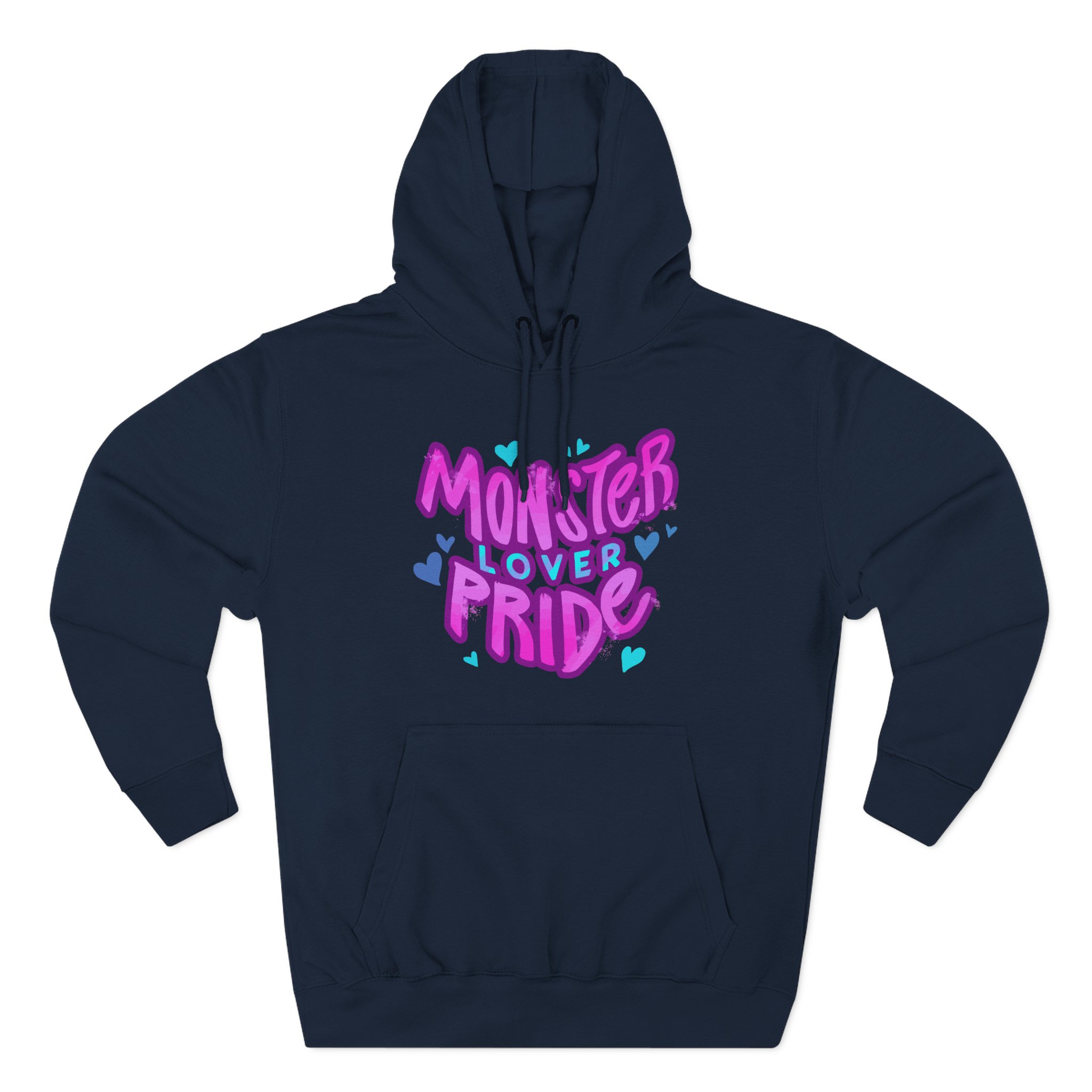 Vivziepop Monster Lover Pride Three-Panel Fleece Hoodie