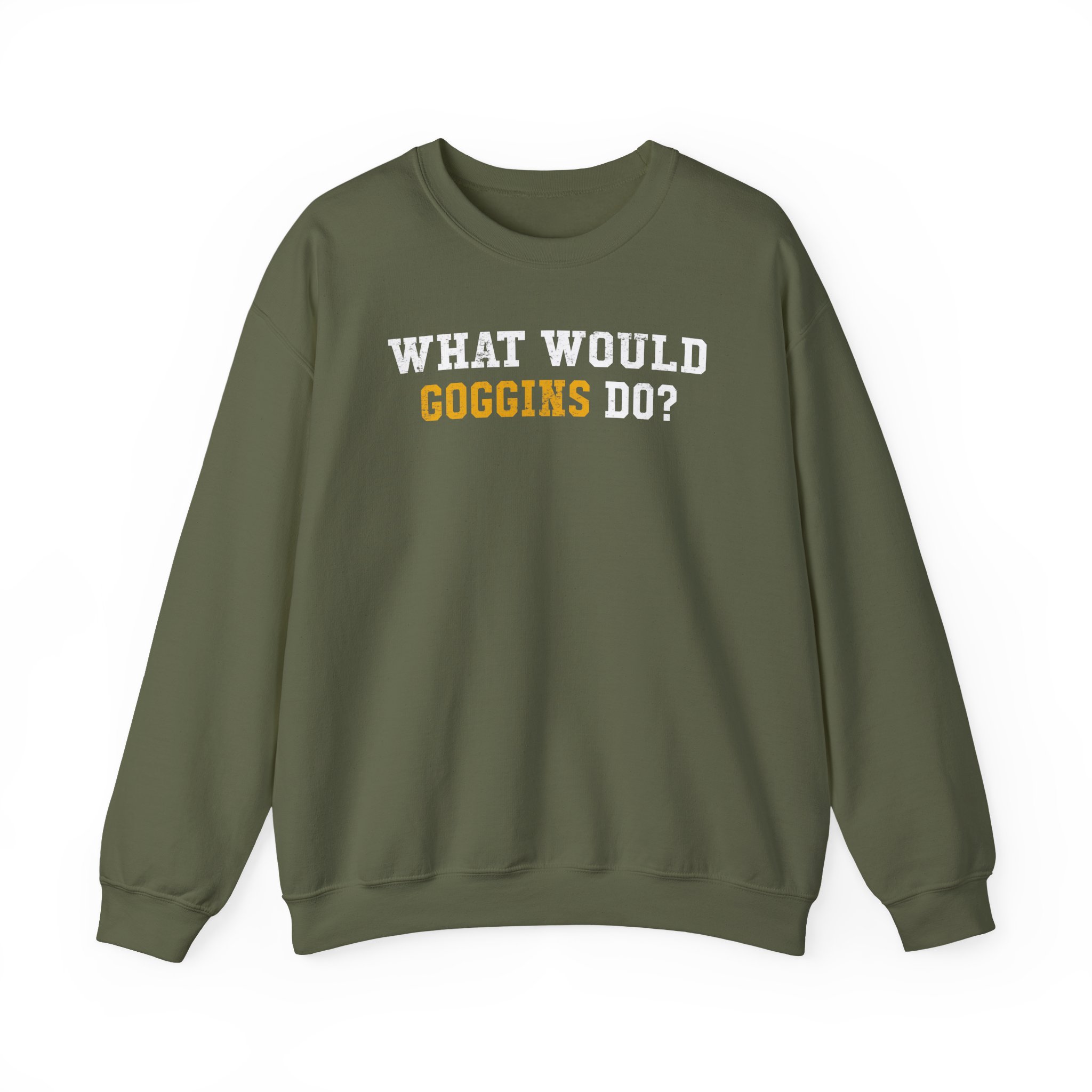 David Goggins What Would Goggins Do Unisex Heavy Blendâ„¢ Crewneck Sweatshirt