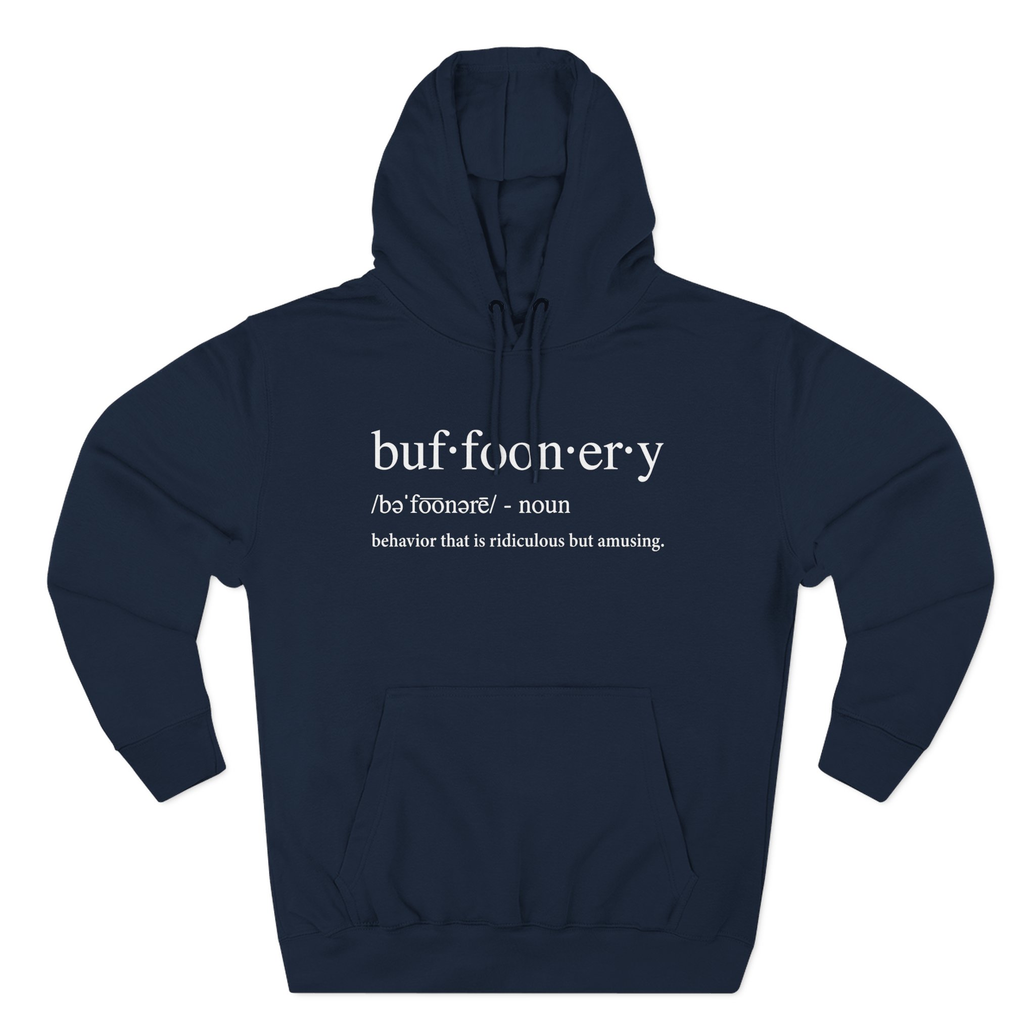 Lofe Buffoonery Three-Panel Fleece Hoodie