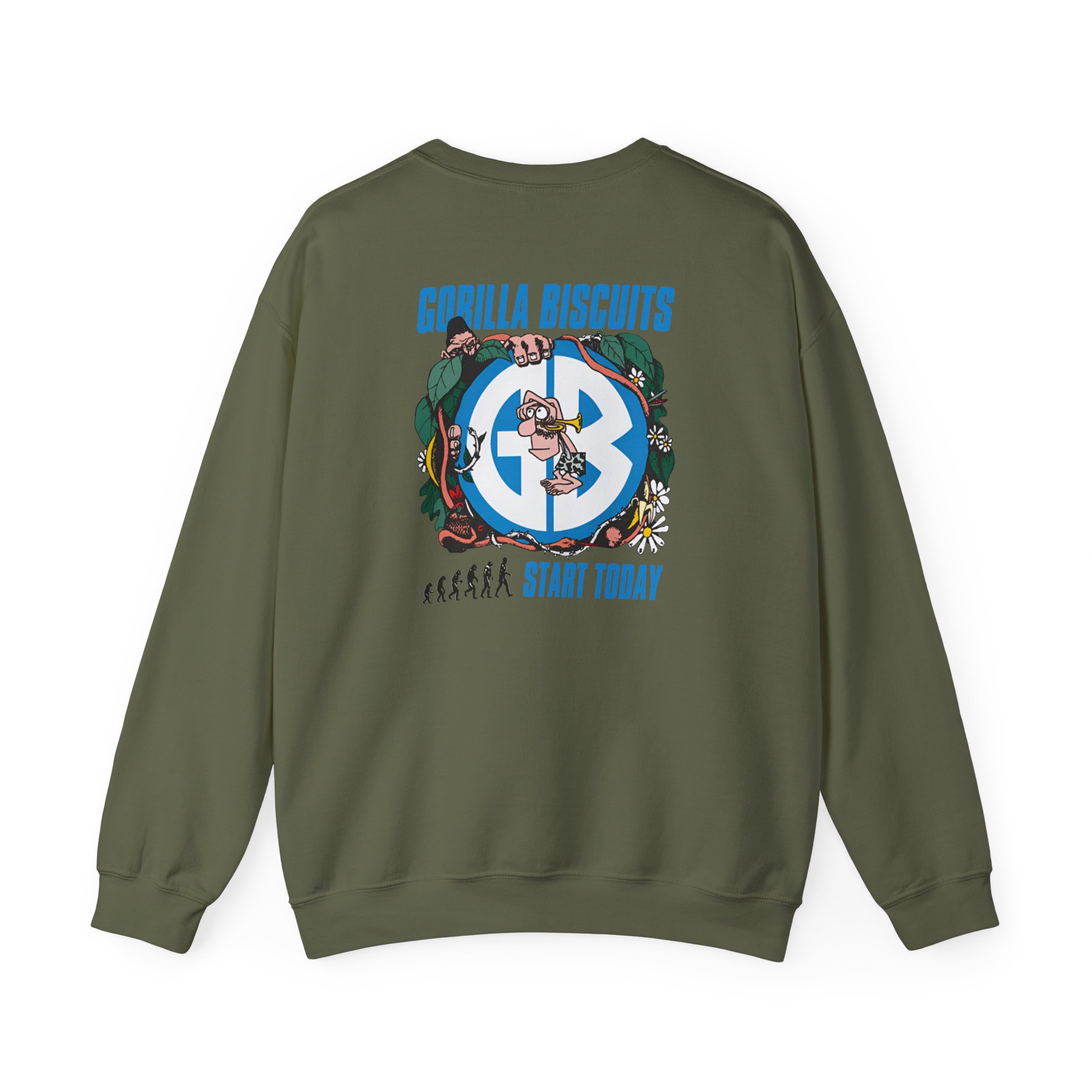 Gorilla Biscuits Jungle Unisex Heavy Blendâ„¢ Crewneck Sweatshirt