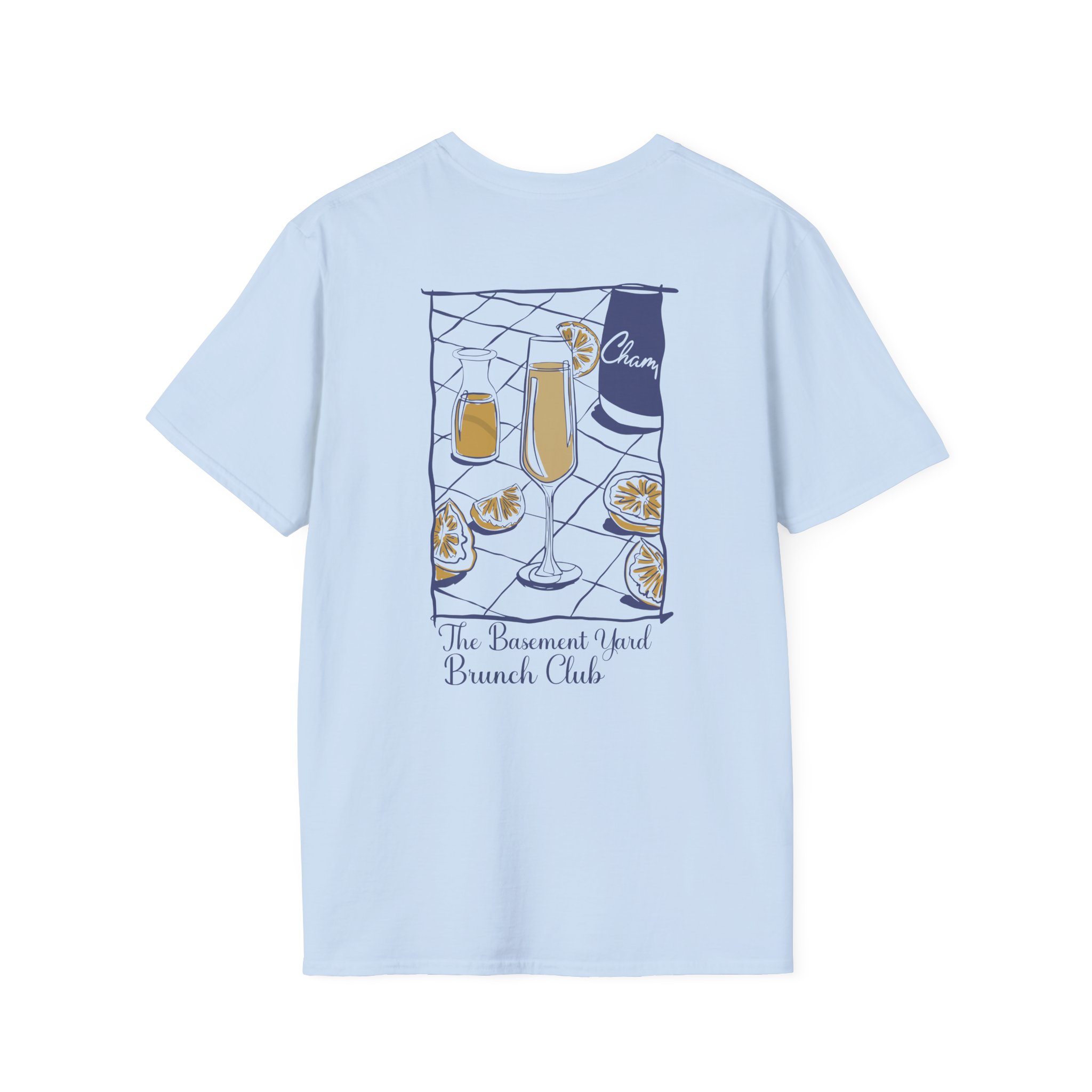 Basement Yard Mimosa Brunch Club Unisex Softstyle T-Shirt