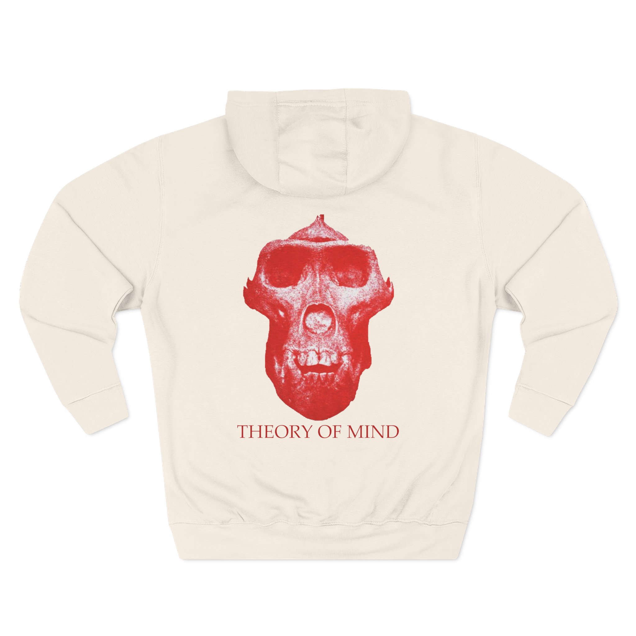 Kublai Khan - Monkey Skull Three-Panel Fleece Hoodie