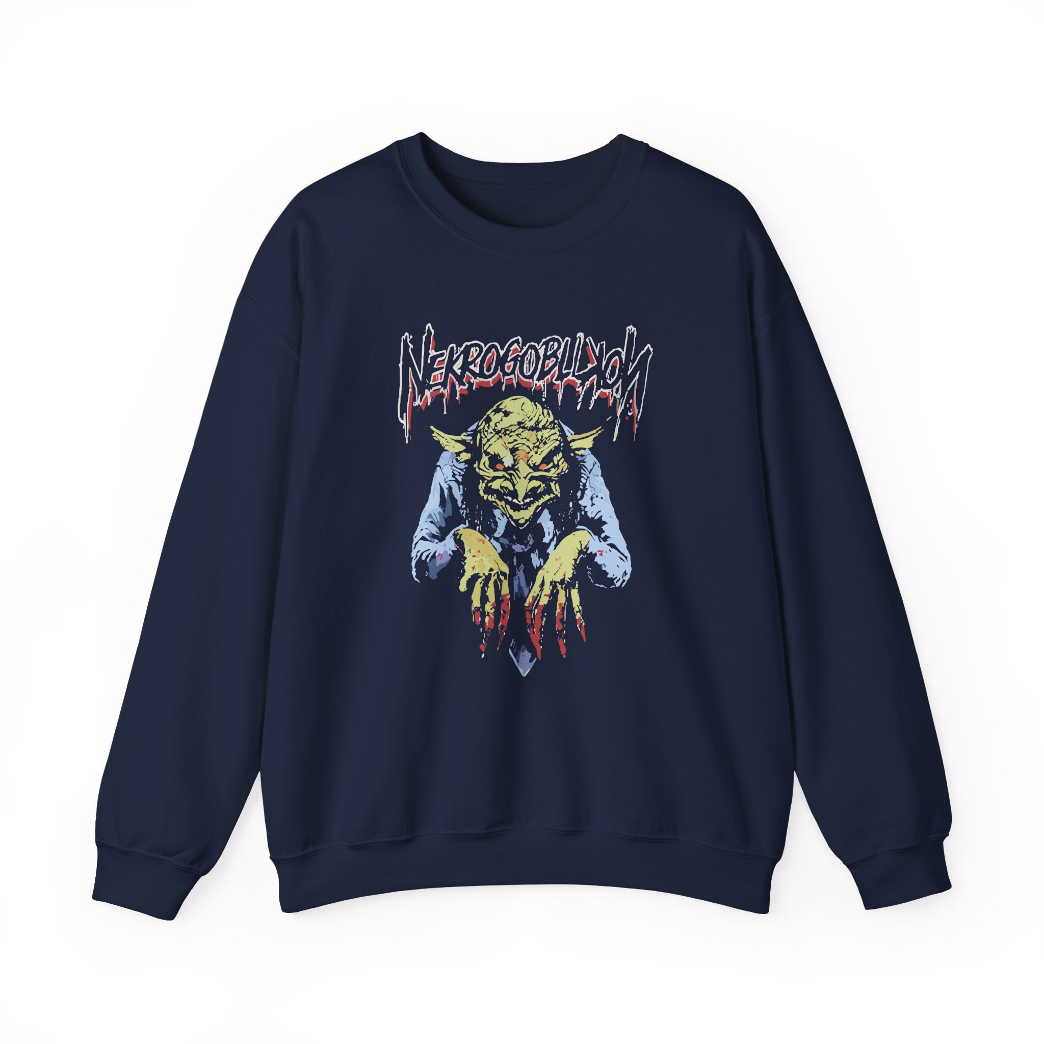 Nekrogoblikon Bloody Fingers Unisex Heavy Blendâ„¢ Crewneck Sweatshirt