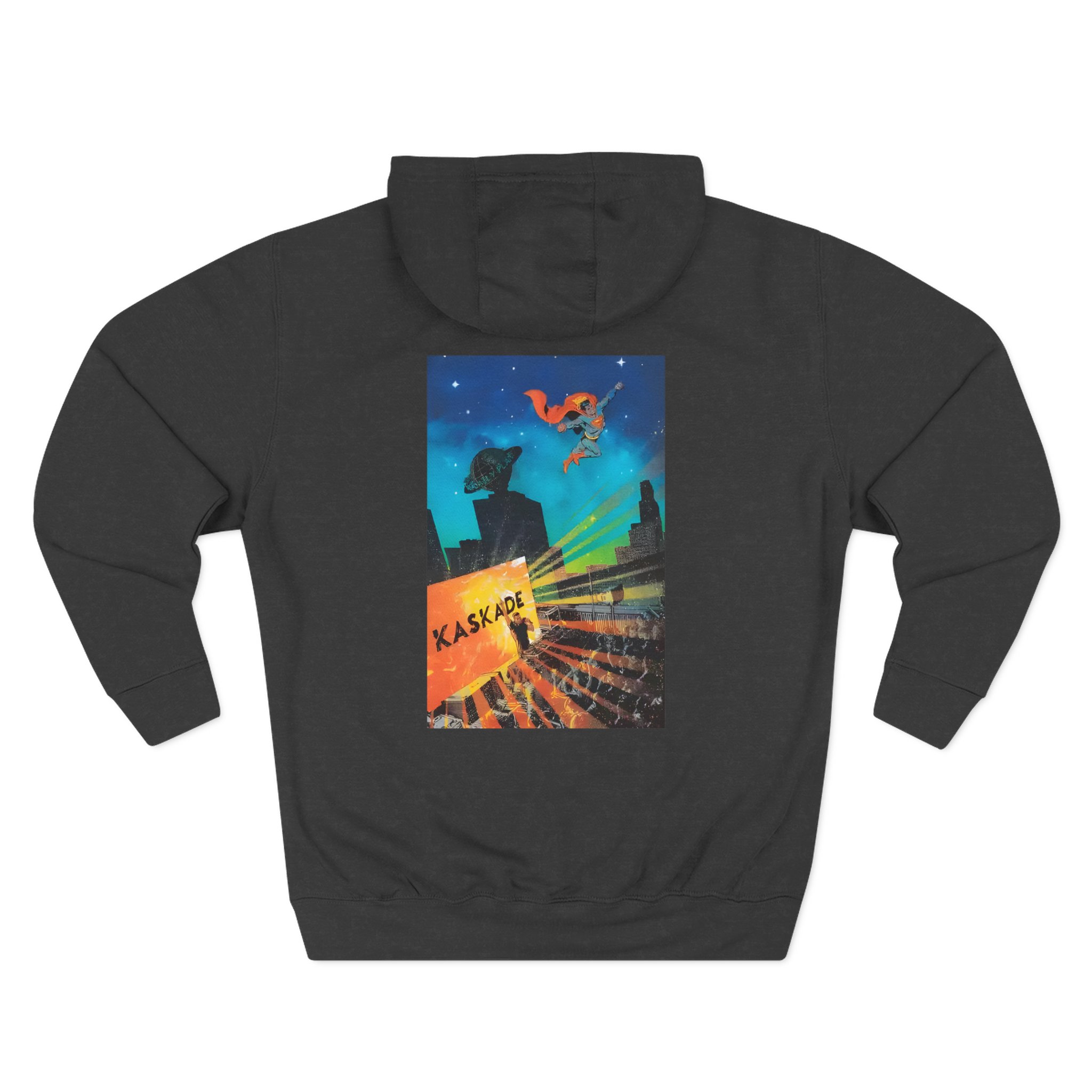 Kaskade X Superman Comic Three-Panel Fleece Hoodie