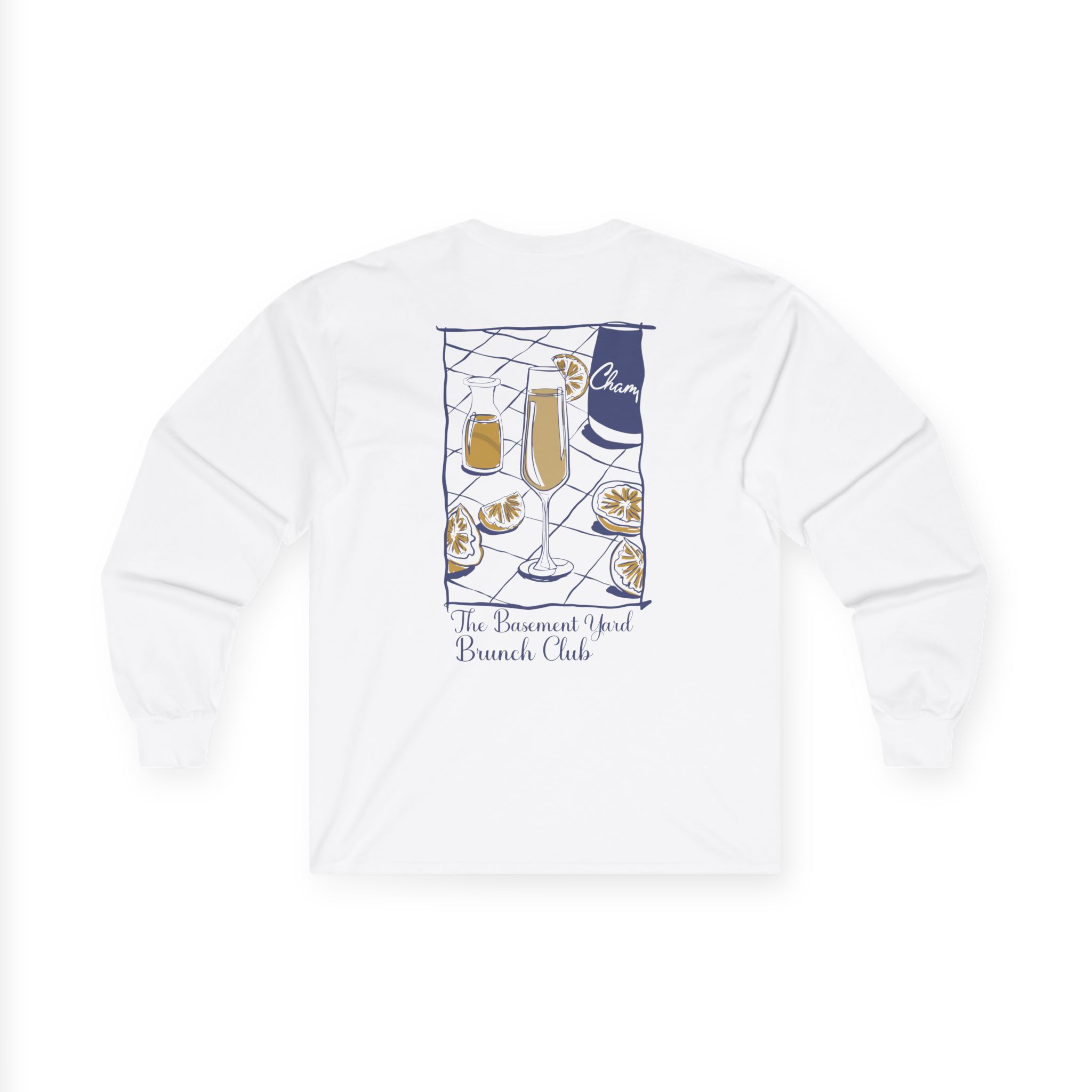 Basement Yard Mimosa Brunch Club Unisex Ultra Cotton Long Sleeve Tee