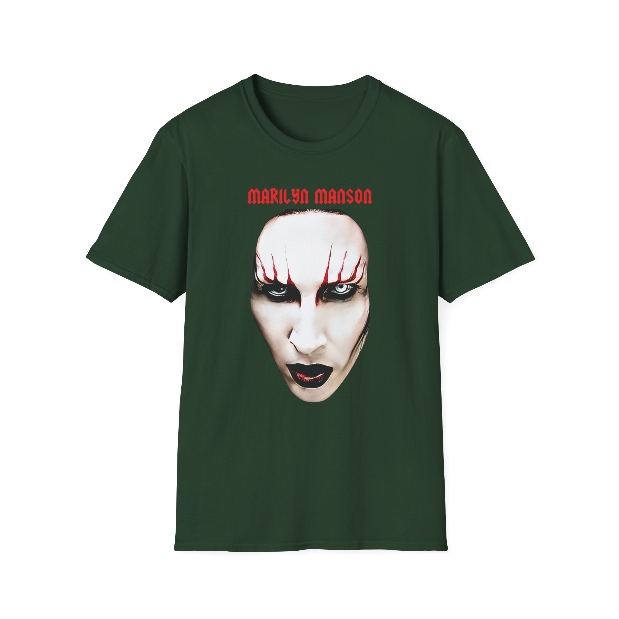 Marilyn Manson Red Lips Unisex Softstyle T-Shirt