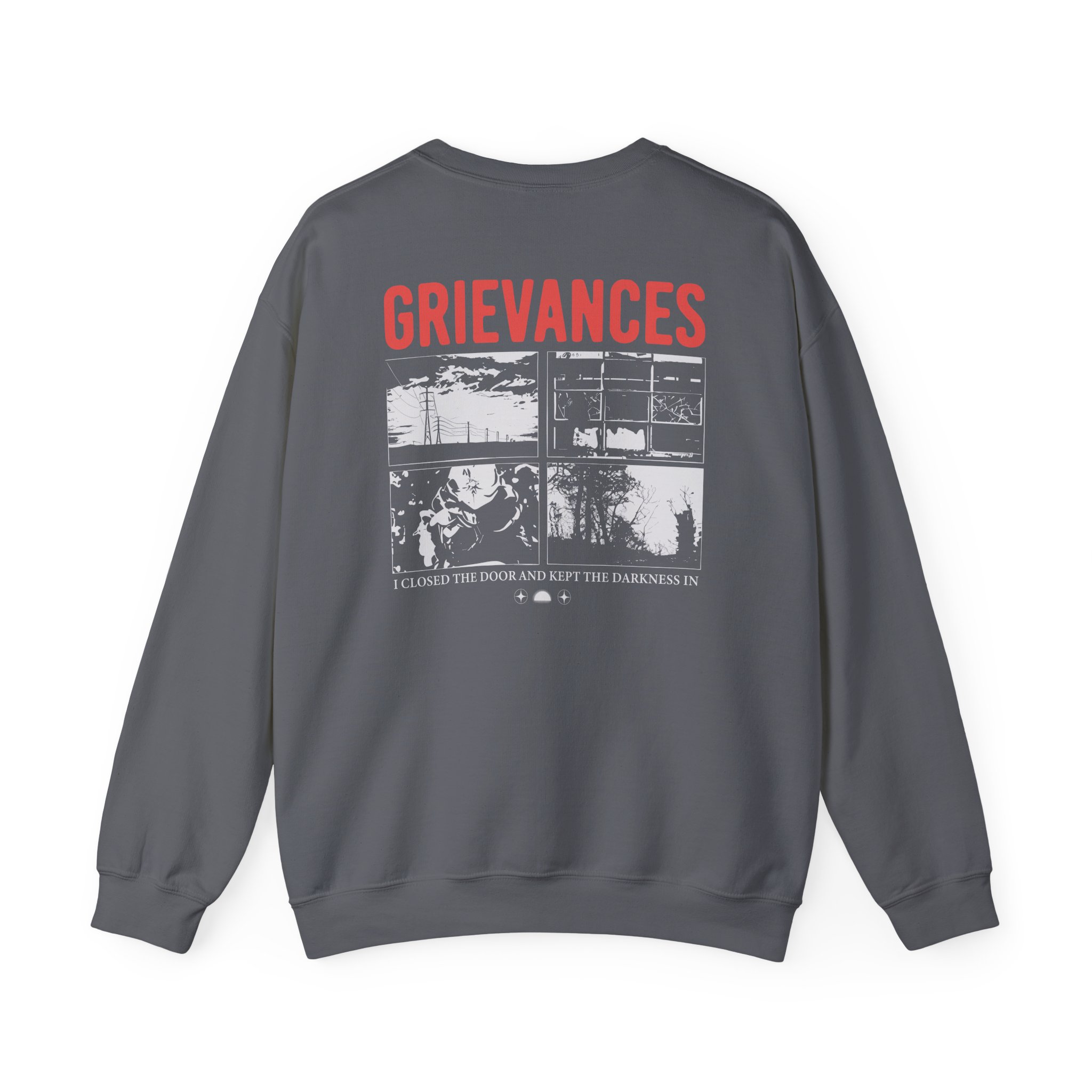 Rolo Tomassi Grievances Unisex Heavy Blend Crewneck Sweatshirt