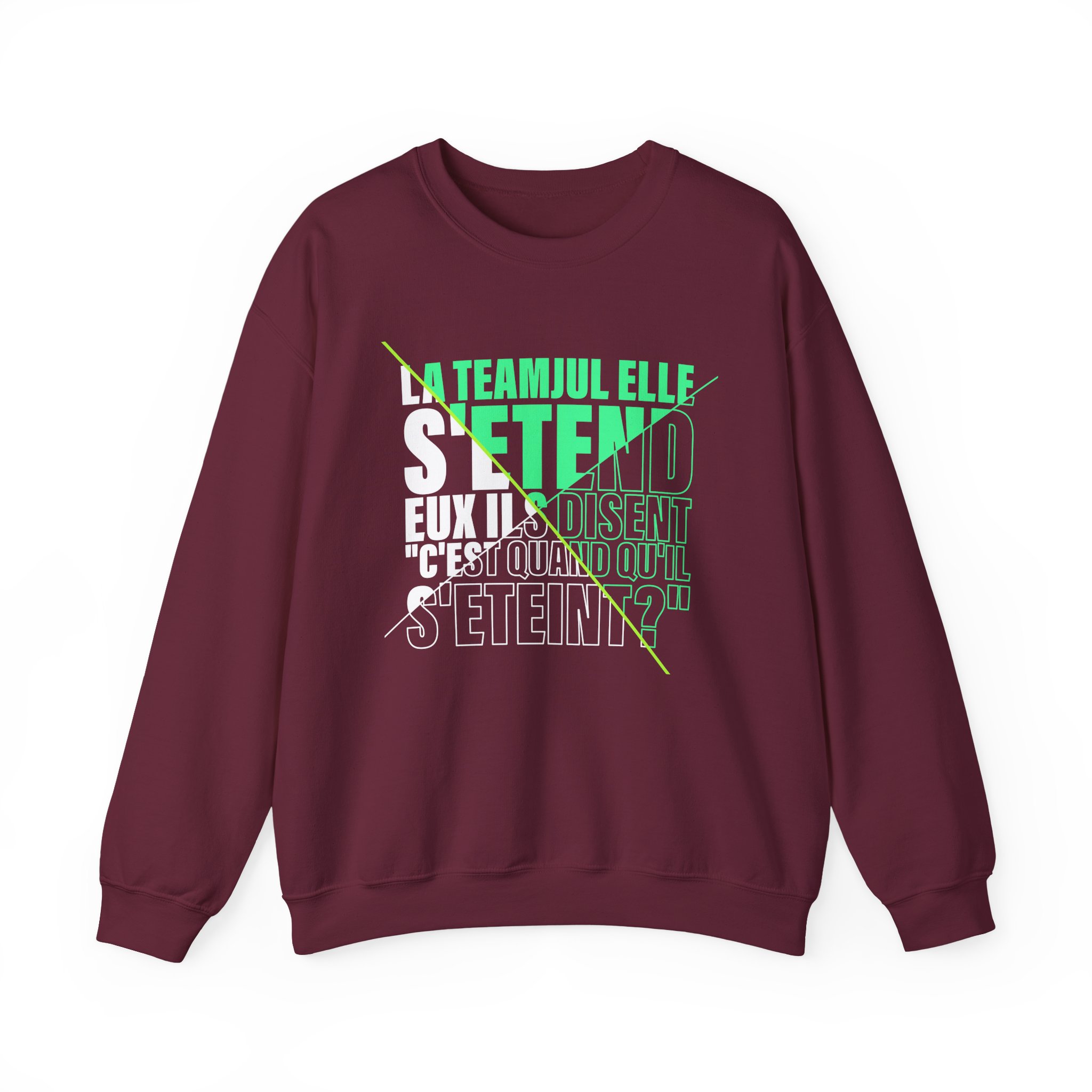 Jul C'est Quand Qu'il S'étein Unisex Heavy Blend™ Crewneck Sweatshirt