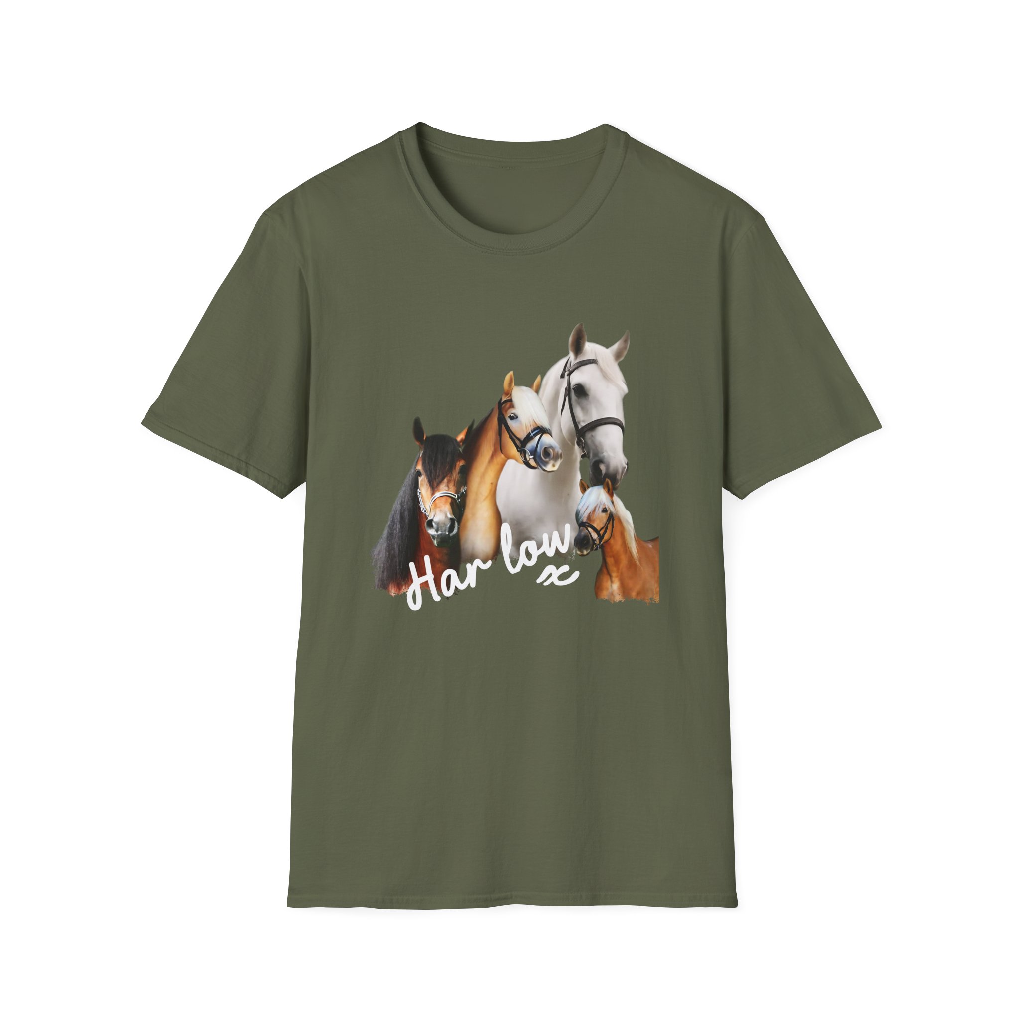 Harlow and Popcorn Unisex Softstyle T-Shirt