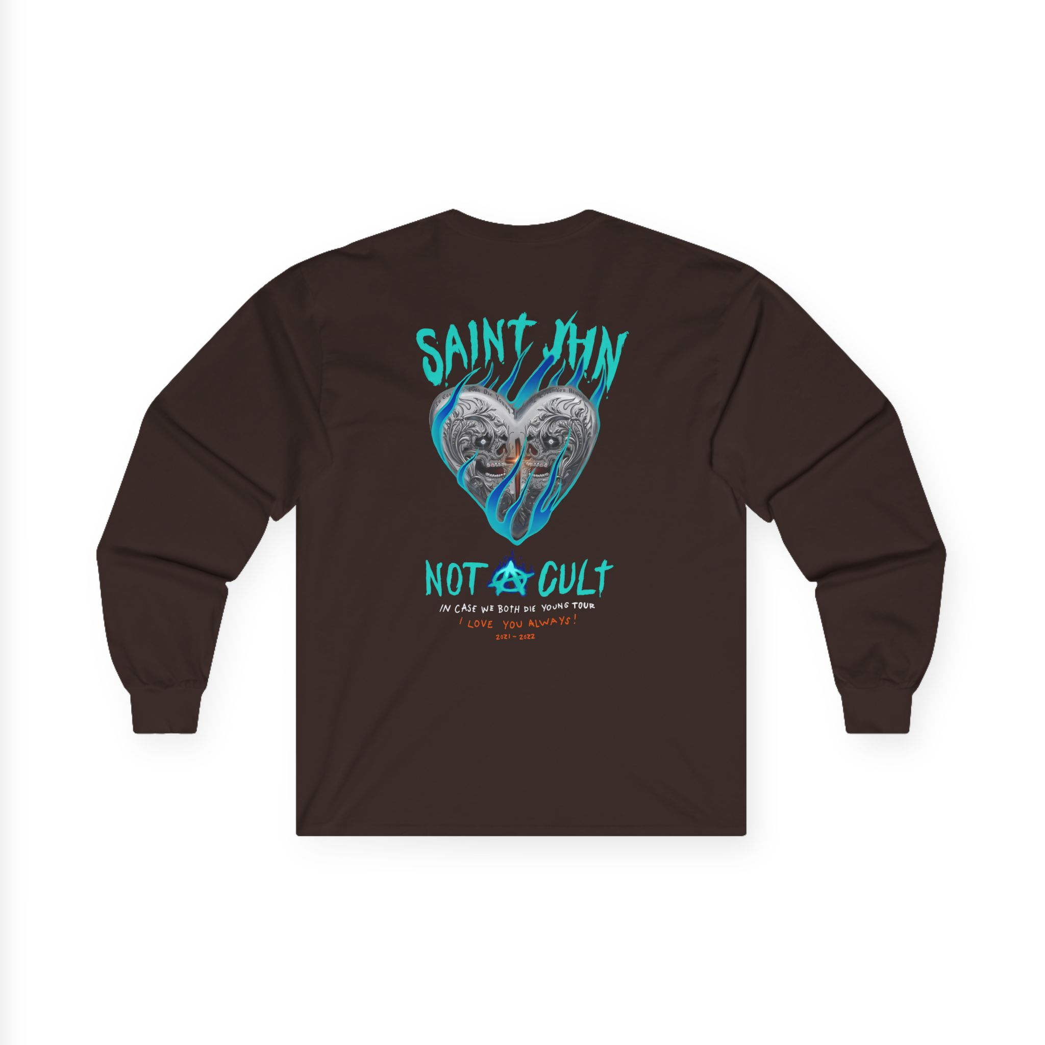 Saint Jhn Chromedd Hearts Icwbdy Unisex Ultra Cotton Long Sleeve Tee