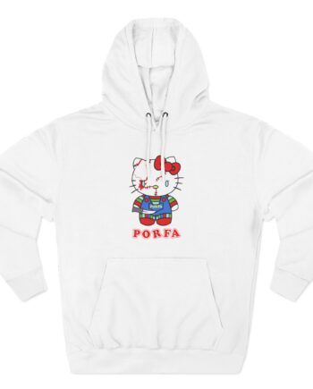Porfa Hello Kitty Halloween Three-Panel Fleece Hoodie