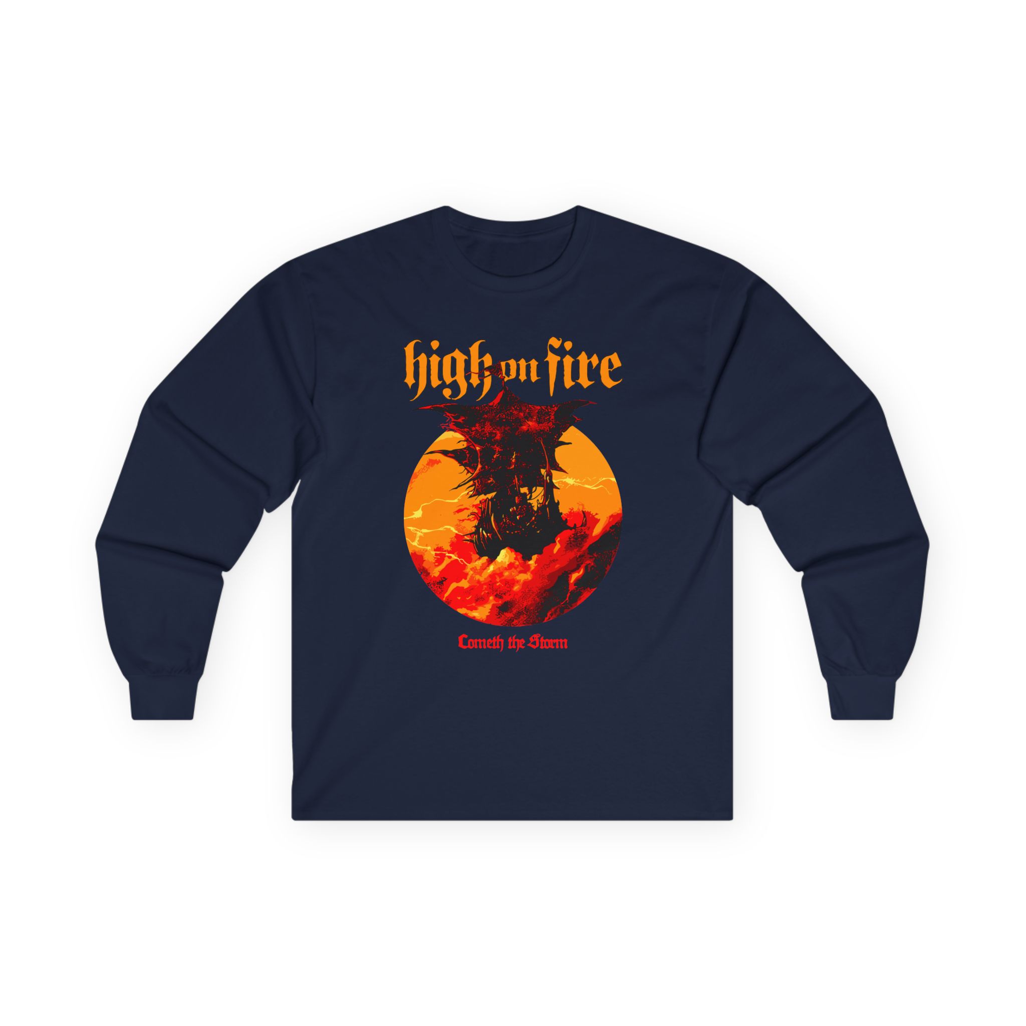 High on Fire Cometh the Storm Unisex Ultra Cotton Long Sleeve Tee