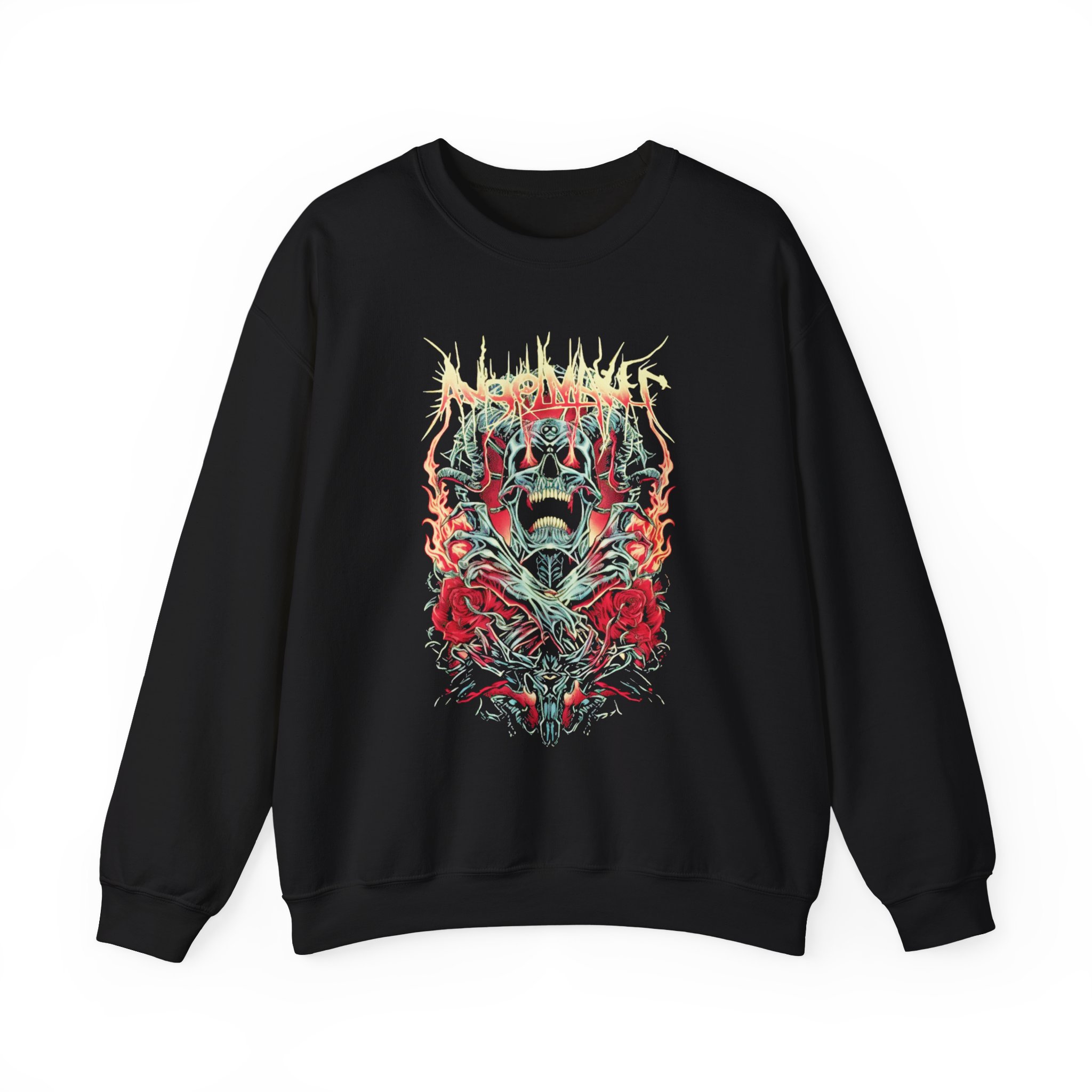 Angelmaker Demon Roses Unisex Heavy Blendâ„¢ Crewneck Sweatshirt