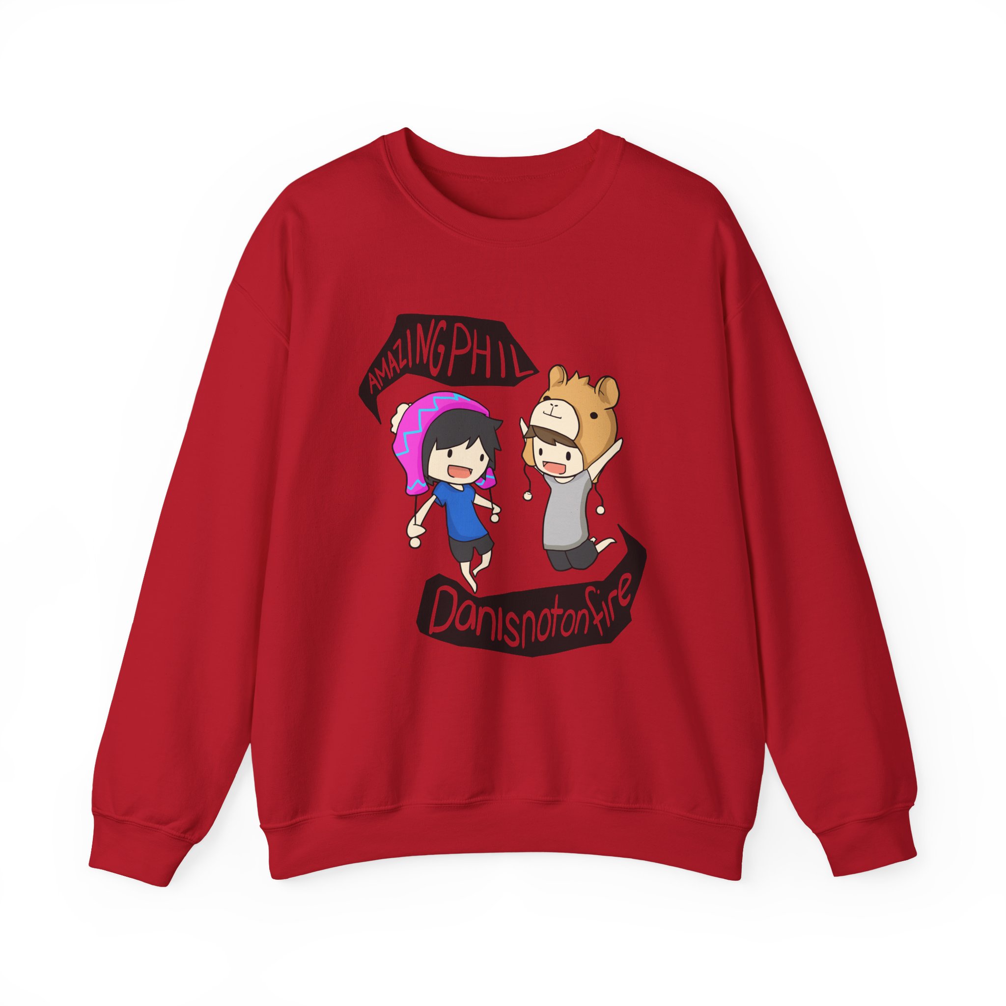 Dan and Phil Unisex Heavy Blendâ„¢ Crewneck Sweatshirt