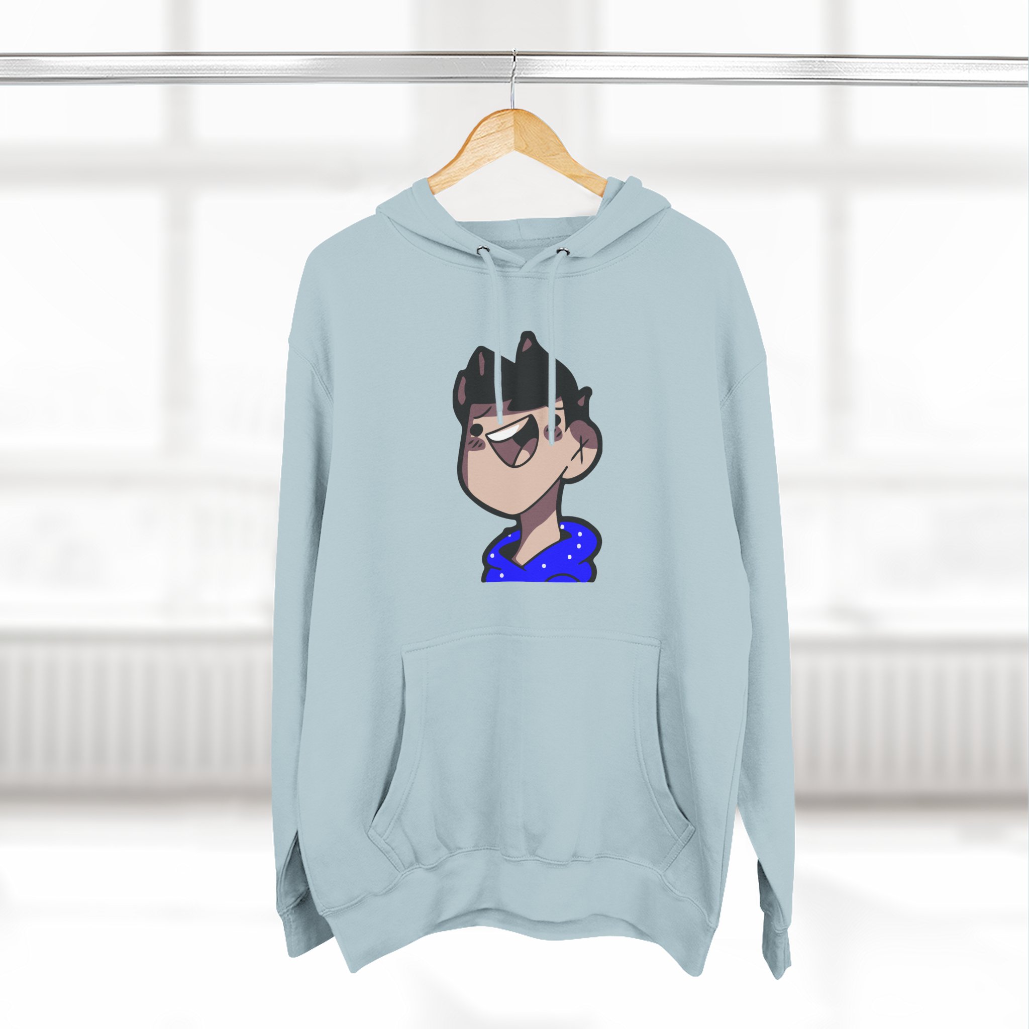 Clix Three-Panel Fleece Hoodie