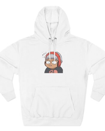 Dashie Angry Three-Panel Fleece Hoodie