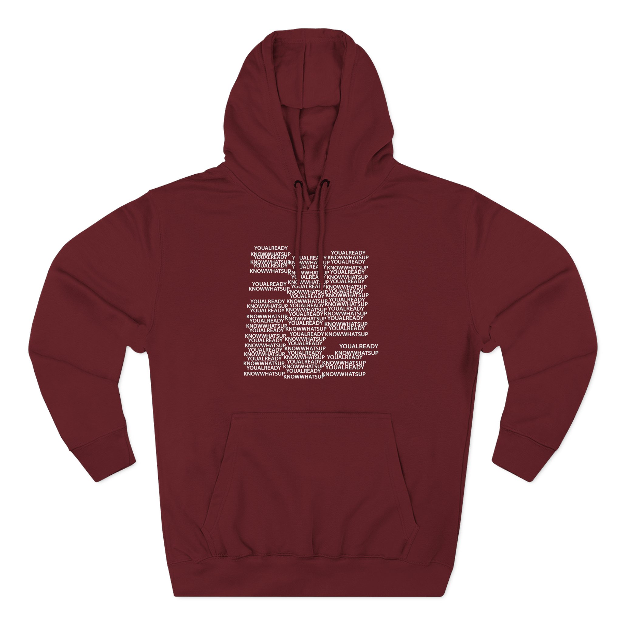 KNJ Three-Panel Fleece Hoodie