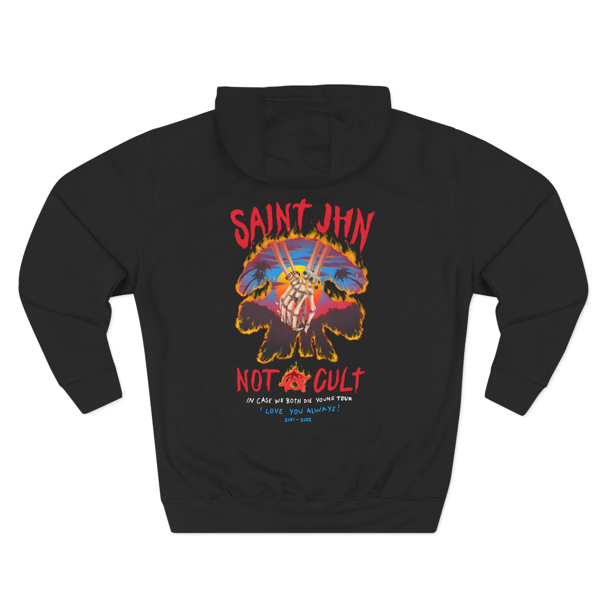 Saint Jhn Horse Stampede Three-Panel Fleece Hoodie