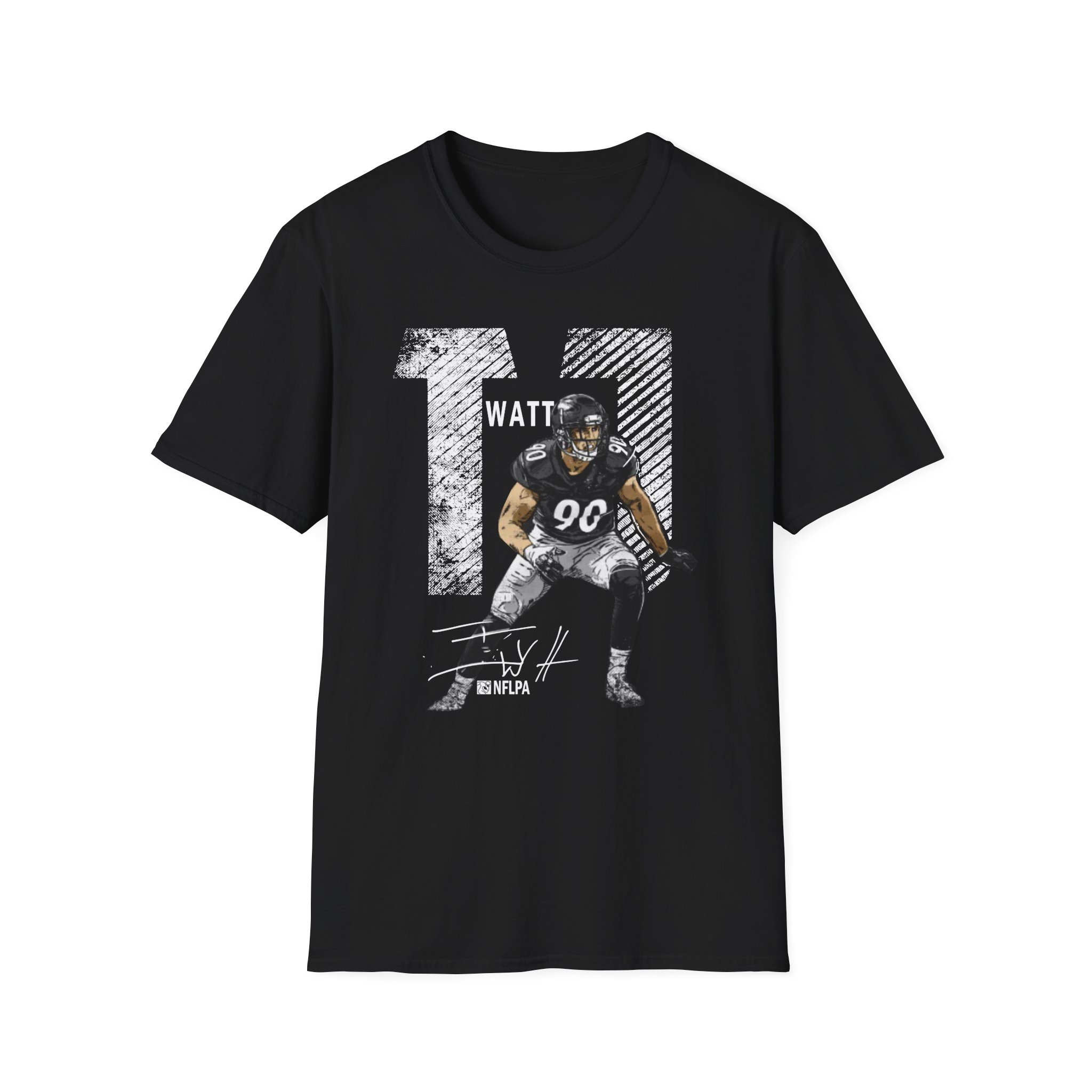Tj Watt Mega Bold Unisex Softstyle T-Shirt