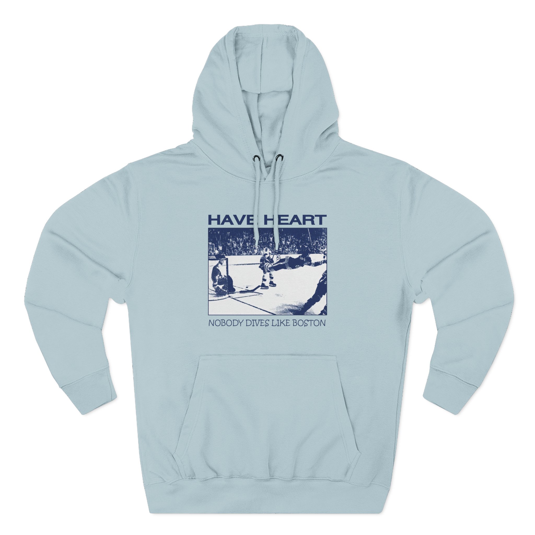 Have Heart Nobody Dives Like Boston Three-Panel Fleece Hoodie