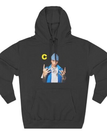 Central Cee Three-Panel Fleece Hoodie