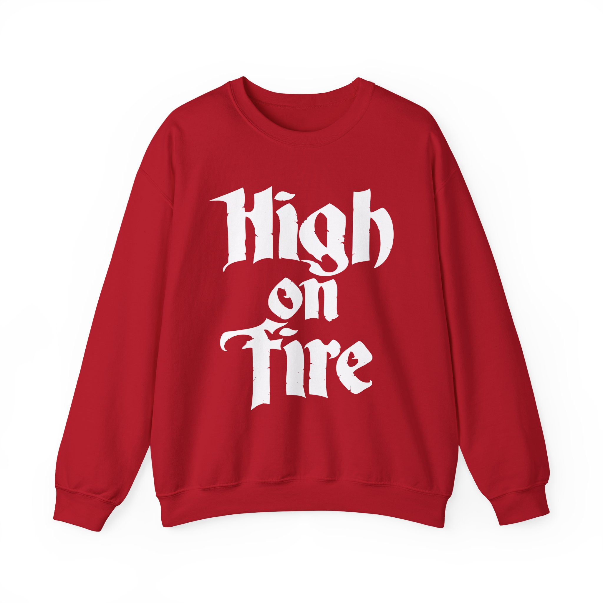 High on Fire Logo Unisex Heavy Blendâ„¢ Crewneck Sweatshirt