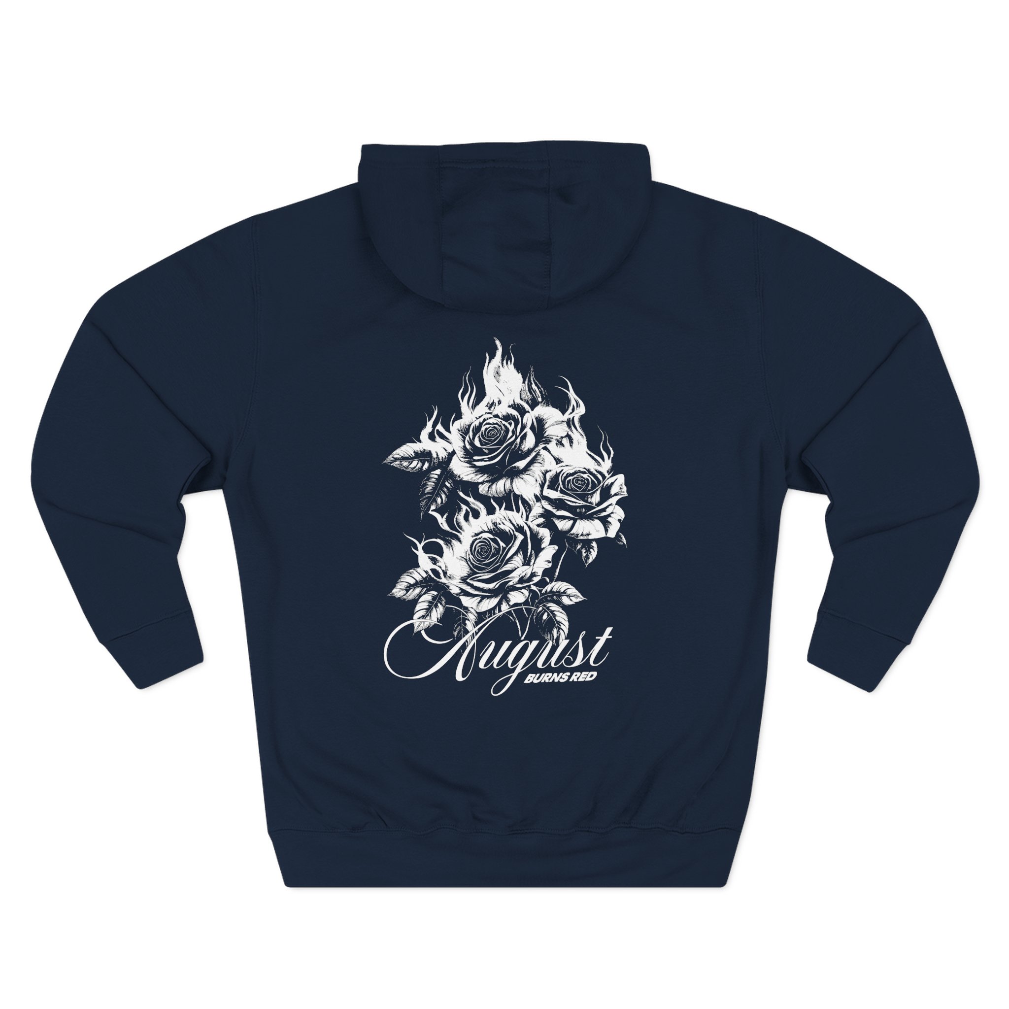 August Burns Red Burning Flowers Three-Panel Fleece Hoodie